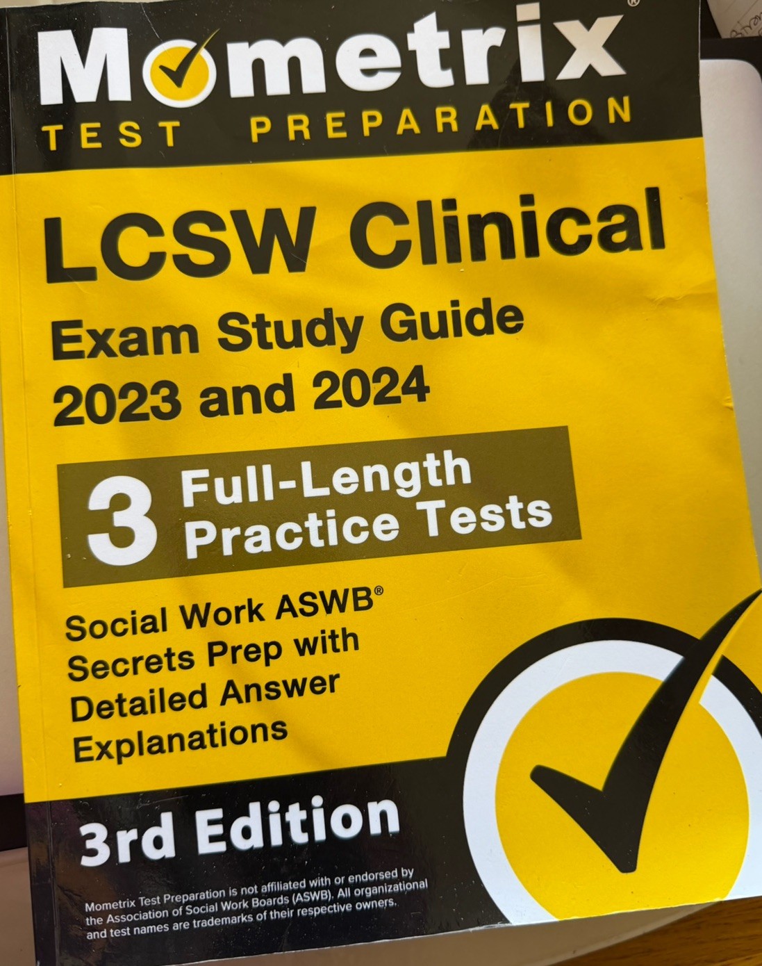 LCSW Clinical Exam Study Guide 2023 and 2024 – 3 Full-Length Practice Tests,…