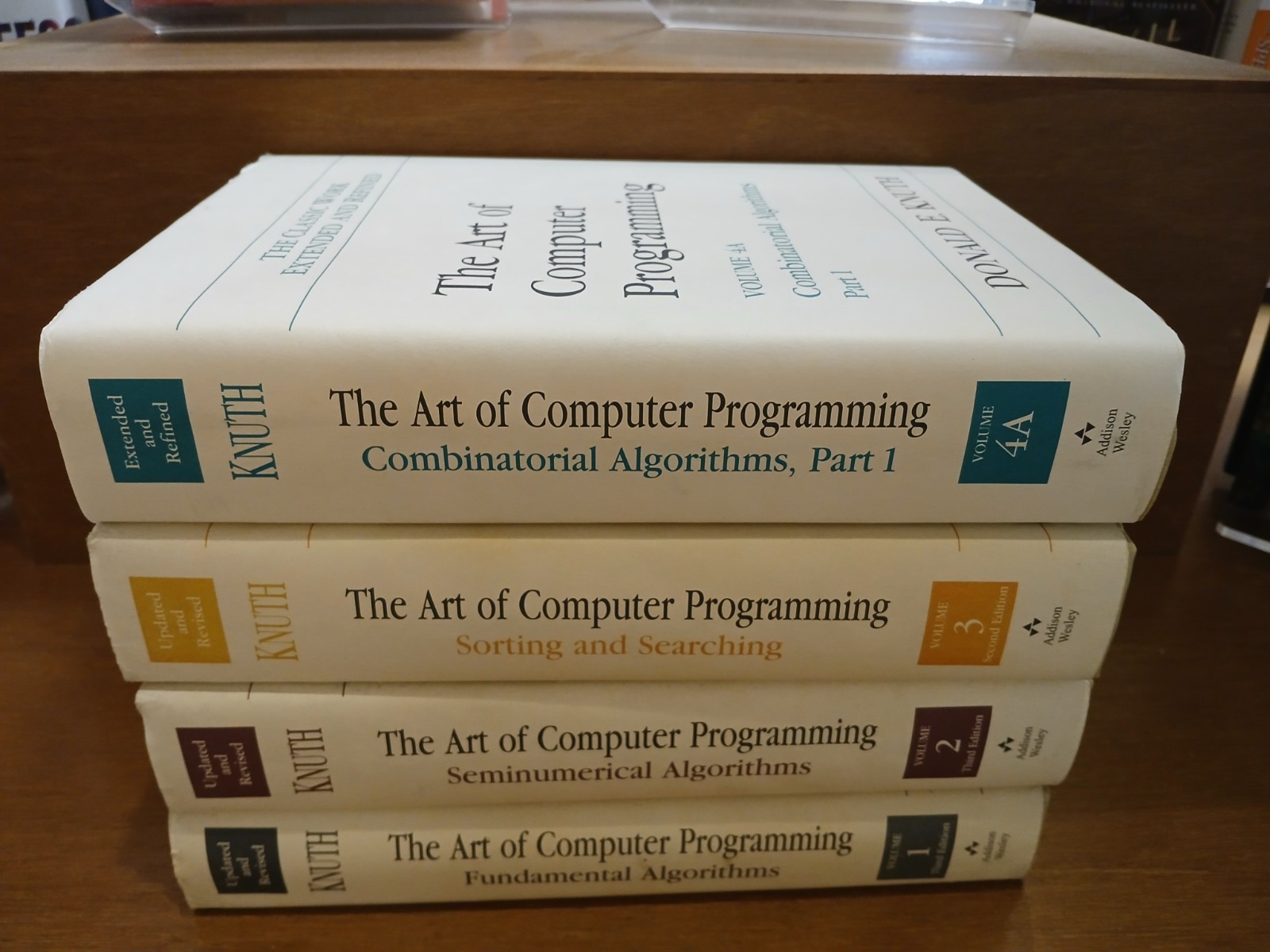 The Art of Computer Programming 3rd Ed. Volumes 1-4A Set by Donald Knuth (2011)