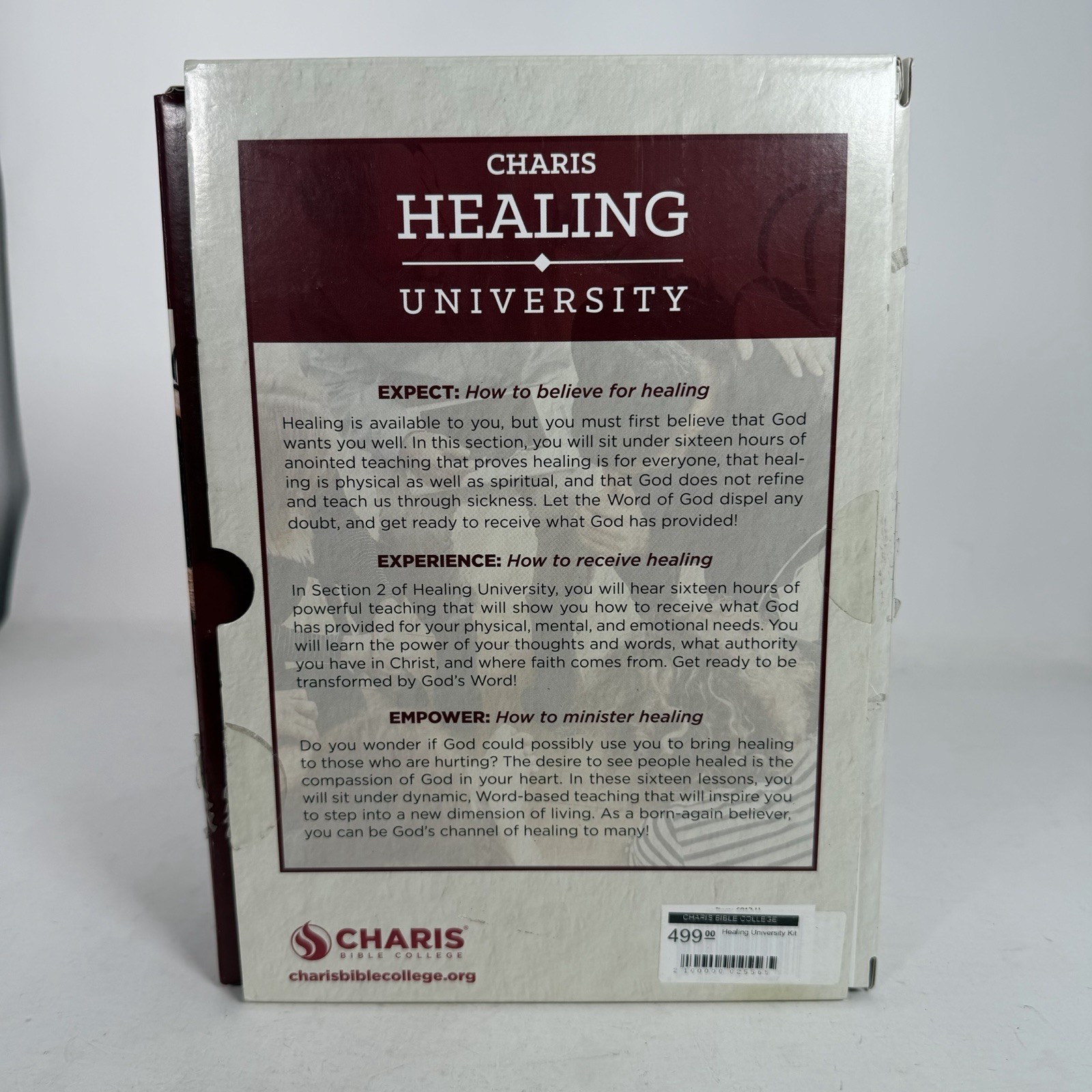 Charis Bible College Healing University Box Set 3 Books NO USB DRIVE