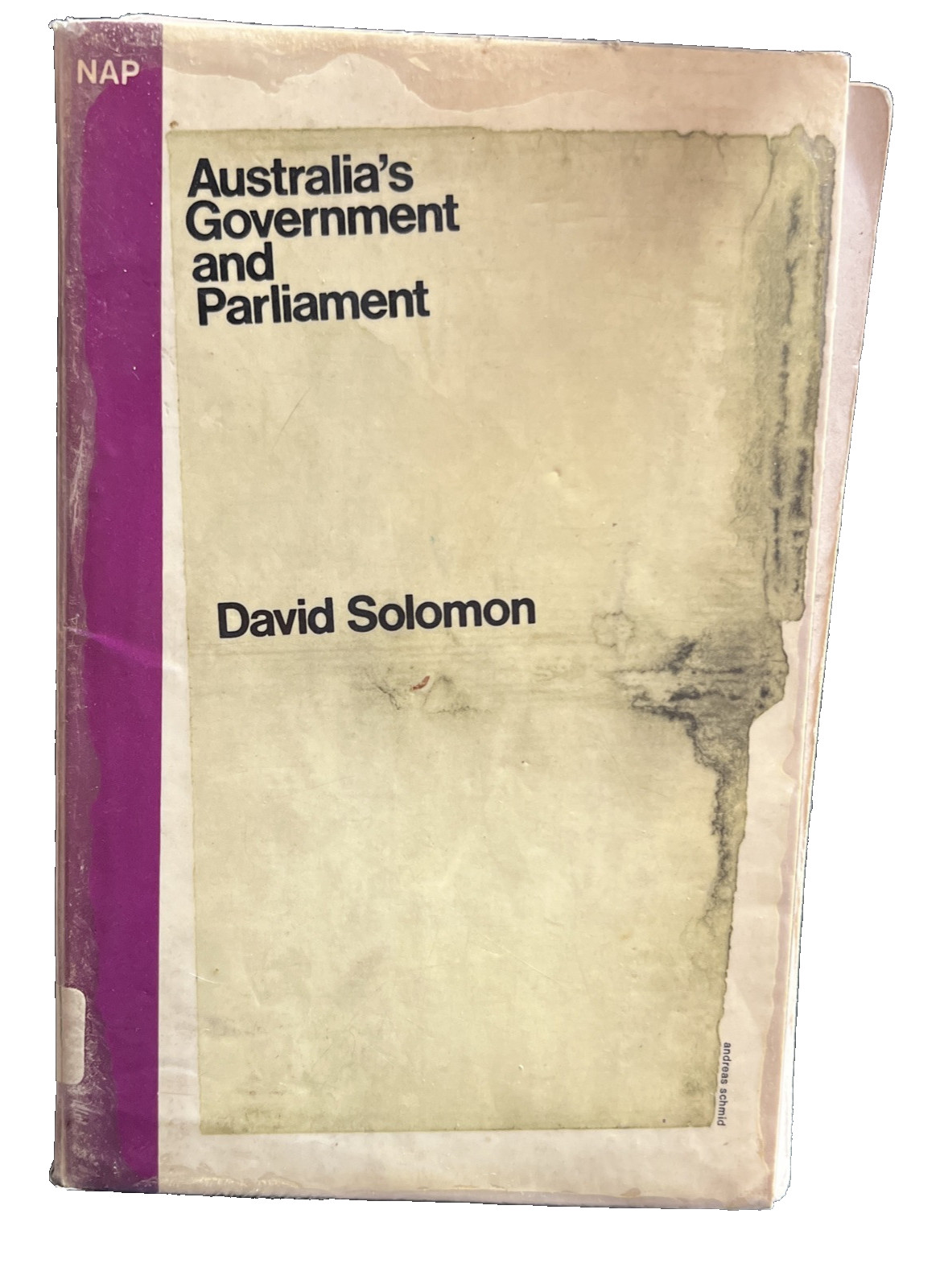 Australia’s government and Parliament, David Solomon 1973 1st Ed X Library Rare!