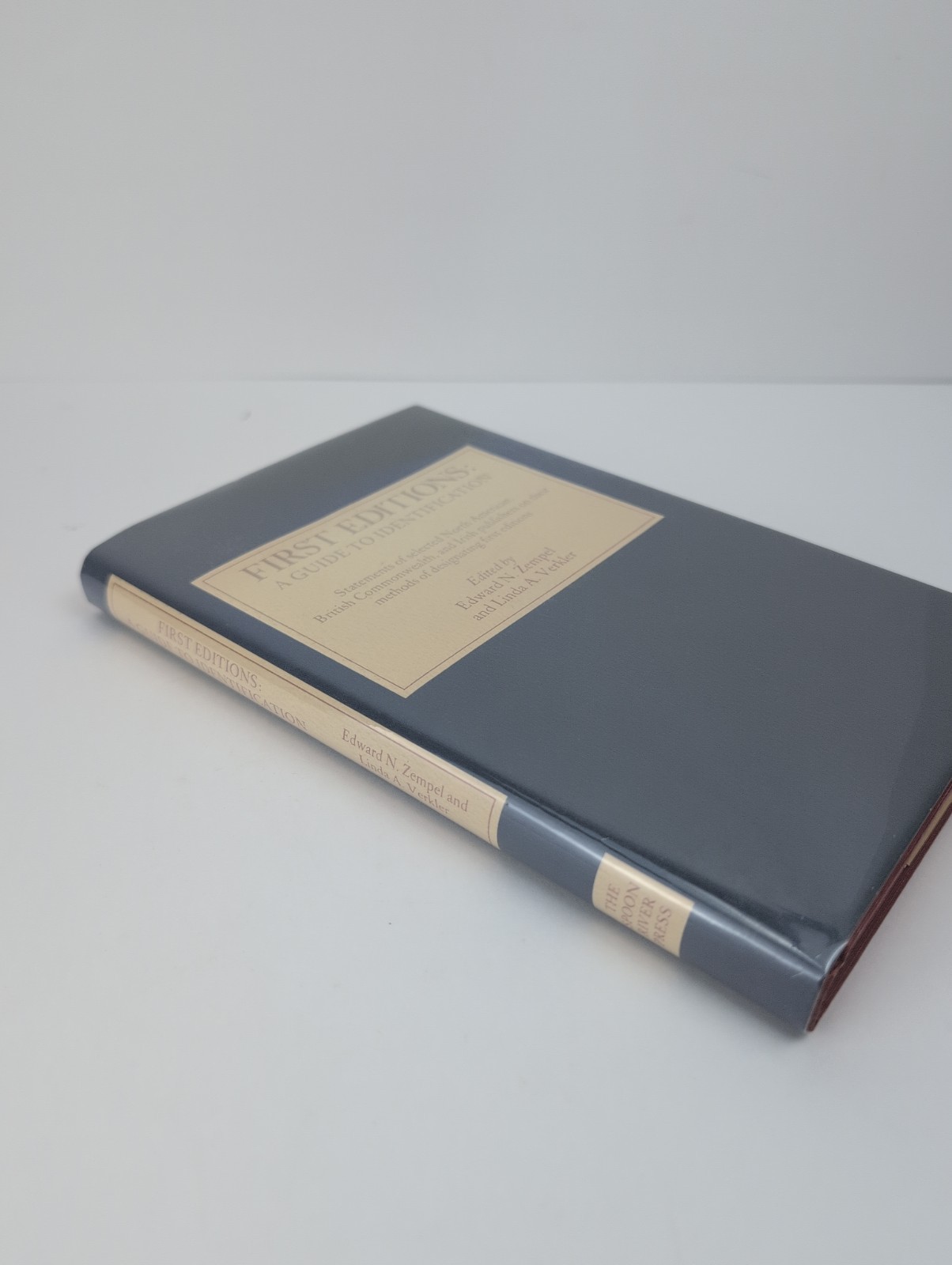 First Editions, A Guide to Identification, 1985 HC/DJ, Second Printing