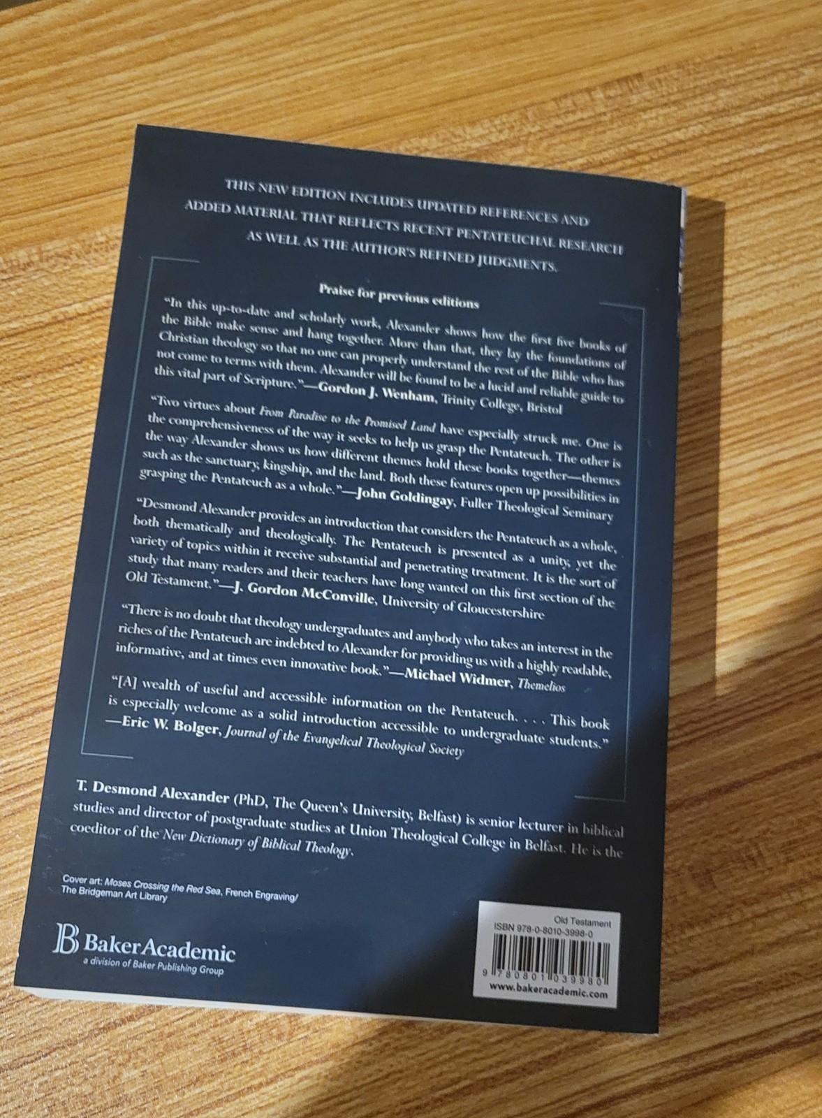 From Paradise to the Promised Land : An Introduction to the Pentateuch by T….