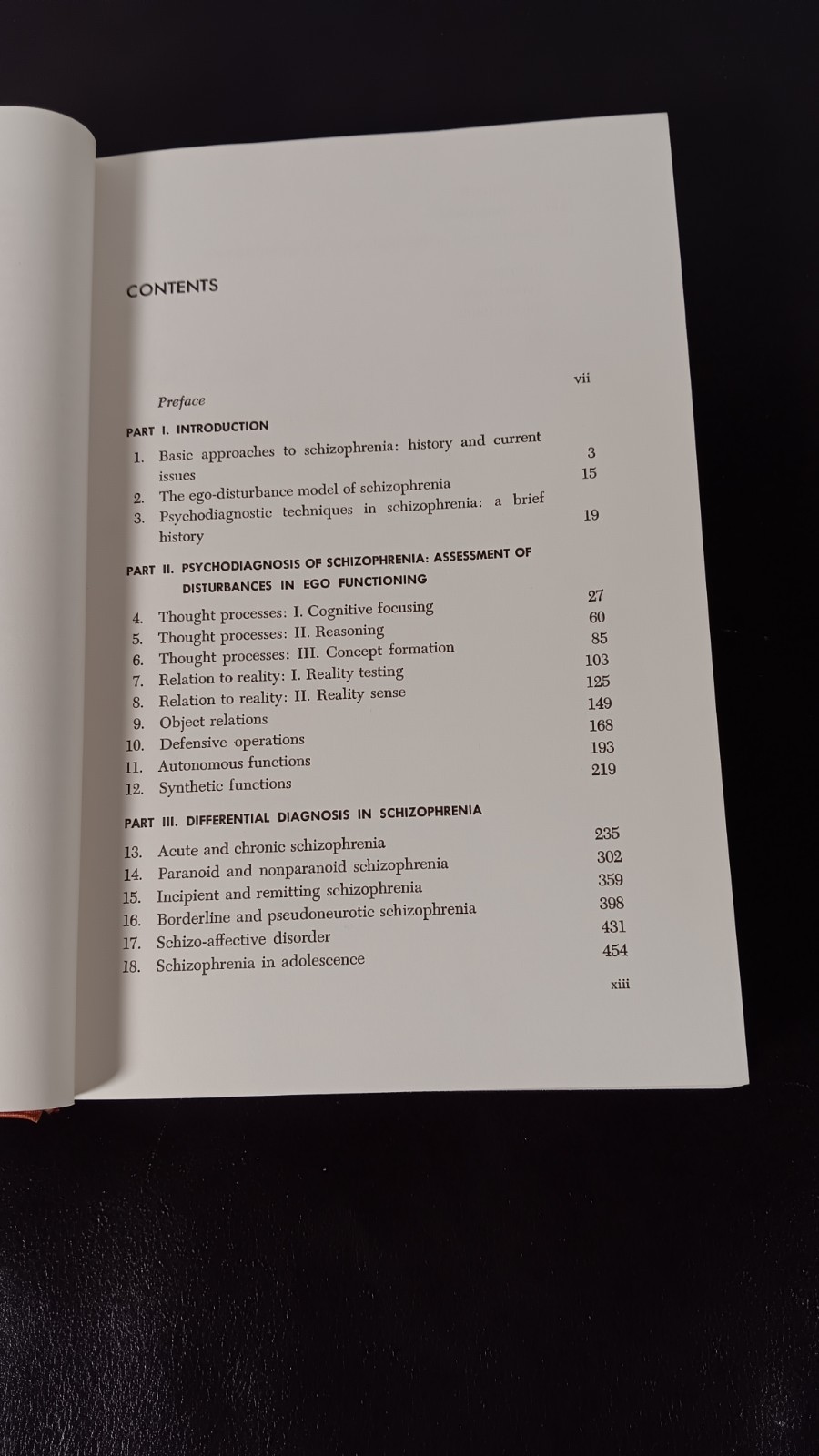 Psychodiagnosis in Schizophrenia by Irving B. Weiner-H/C 1966