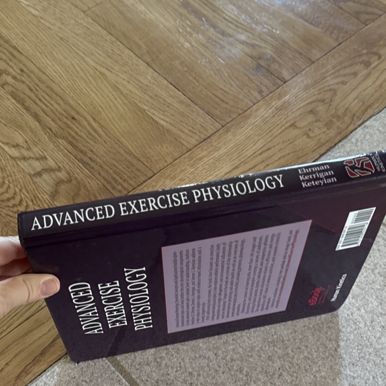 Advanced Exercise Physiology Hardcover by Ehrman, Human Kinetics, Exercise Phys…