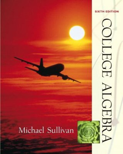 College Algebra Hardcover Michael, III Sullivan