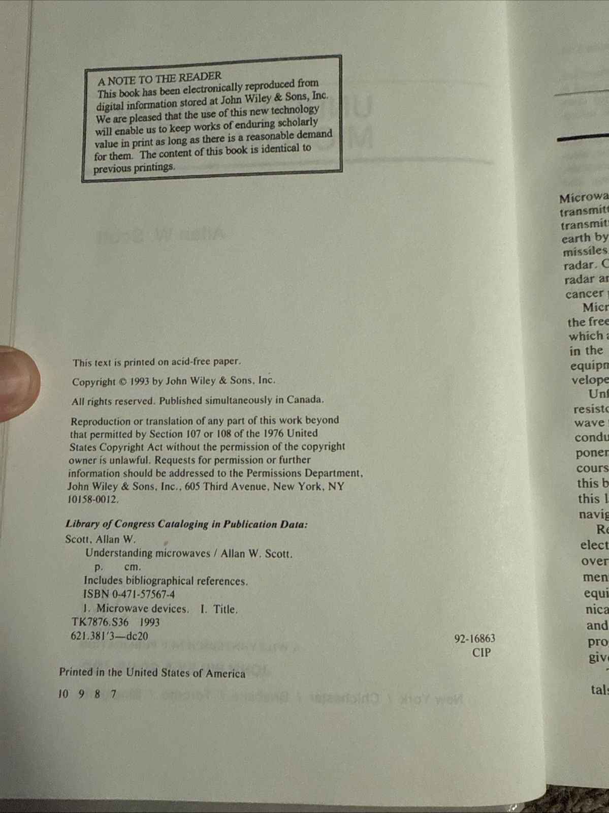 Understanding Microwaves 1993