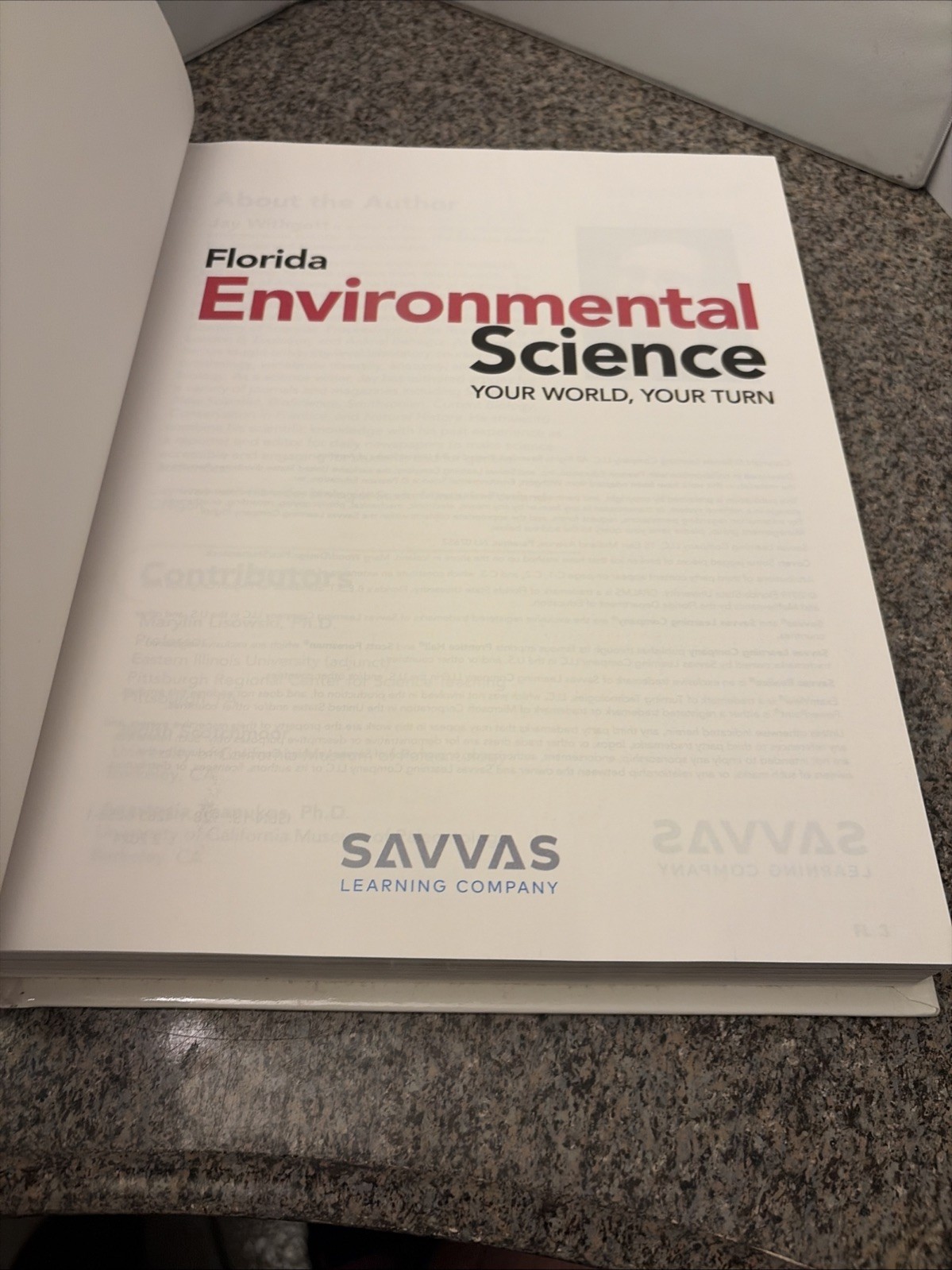 Florida Environmental Science, by Withgott (2019, Hardback)