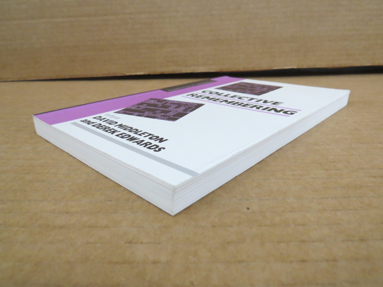 Collective Remembering David Middleton 1990 PB Social Psychology Cultural Memory
