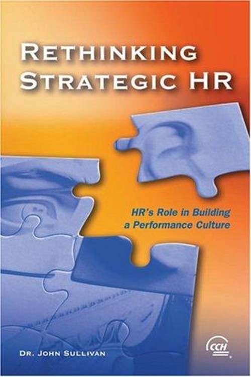 Rethinking Strategic HR Paperback CCH Incorporated