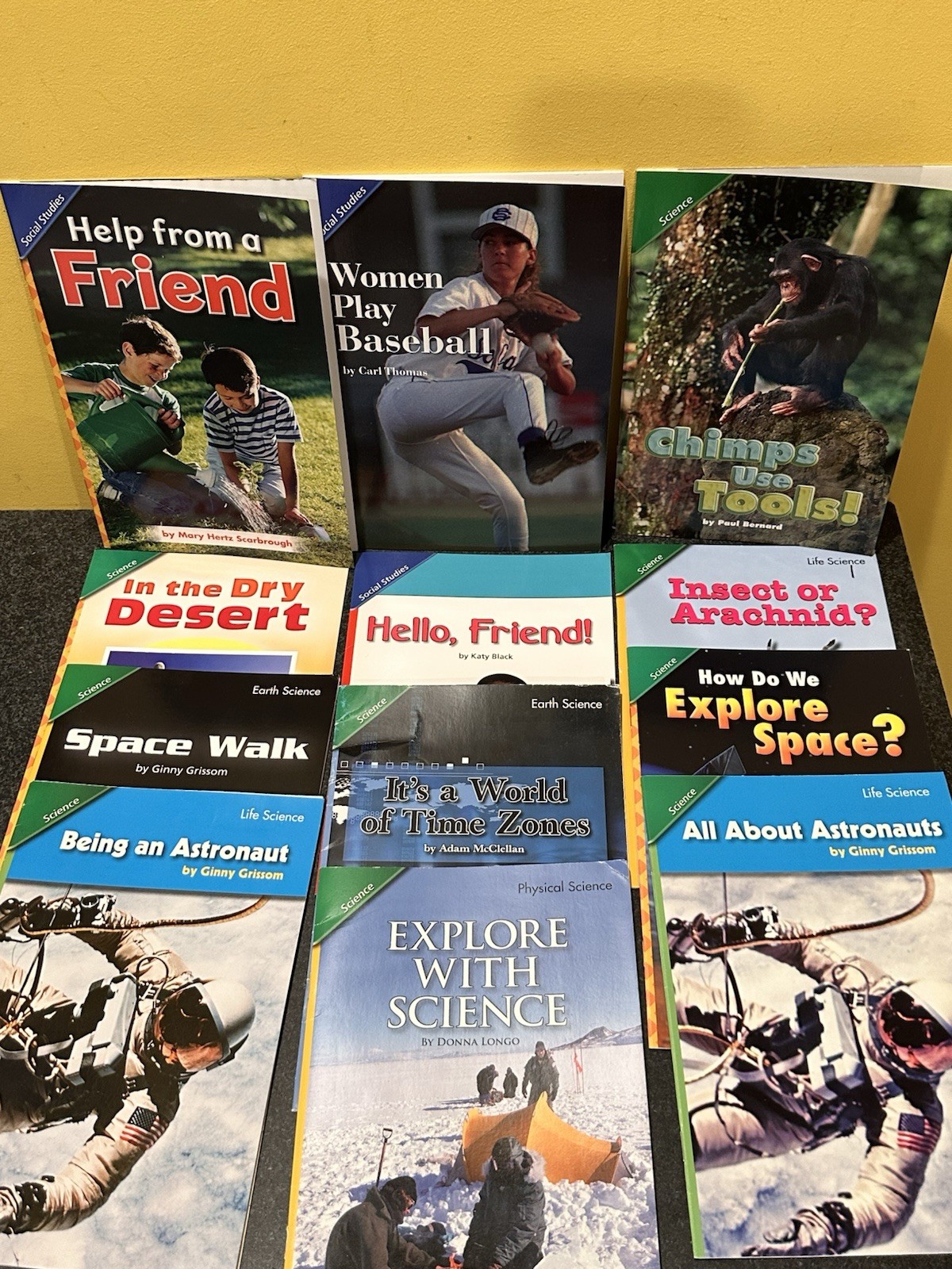 LOT OF 73 Scott Foresman/Pearson Grade 1-3 Easy Reader School Books Science Etc