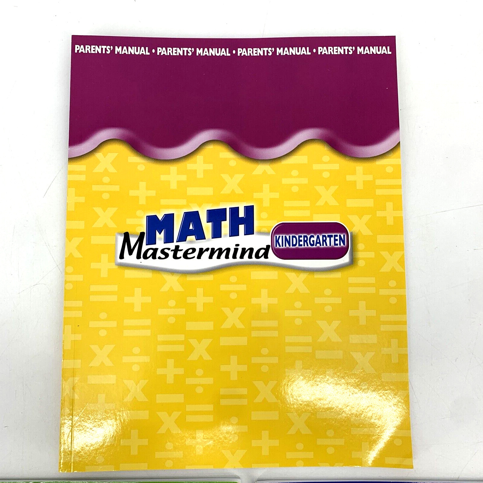 Math Mastermind Kindergarten Workbook Activity Book & Parents Manual UNUSED