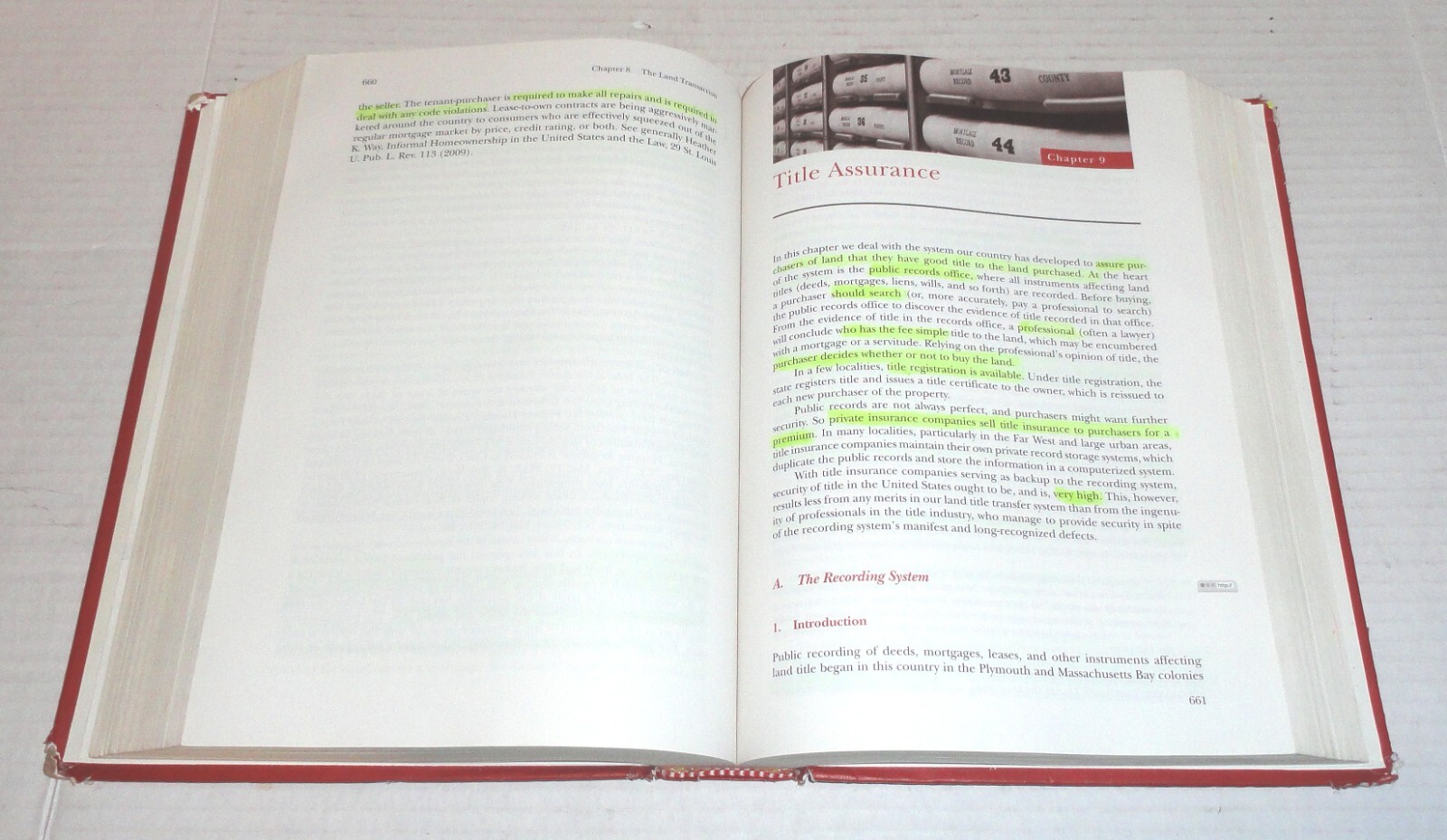 Property Aspen Casebook Series 9th Edition Hardcover Textbook PLEASE READ