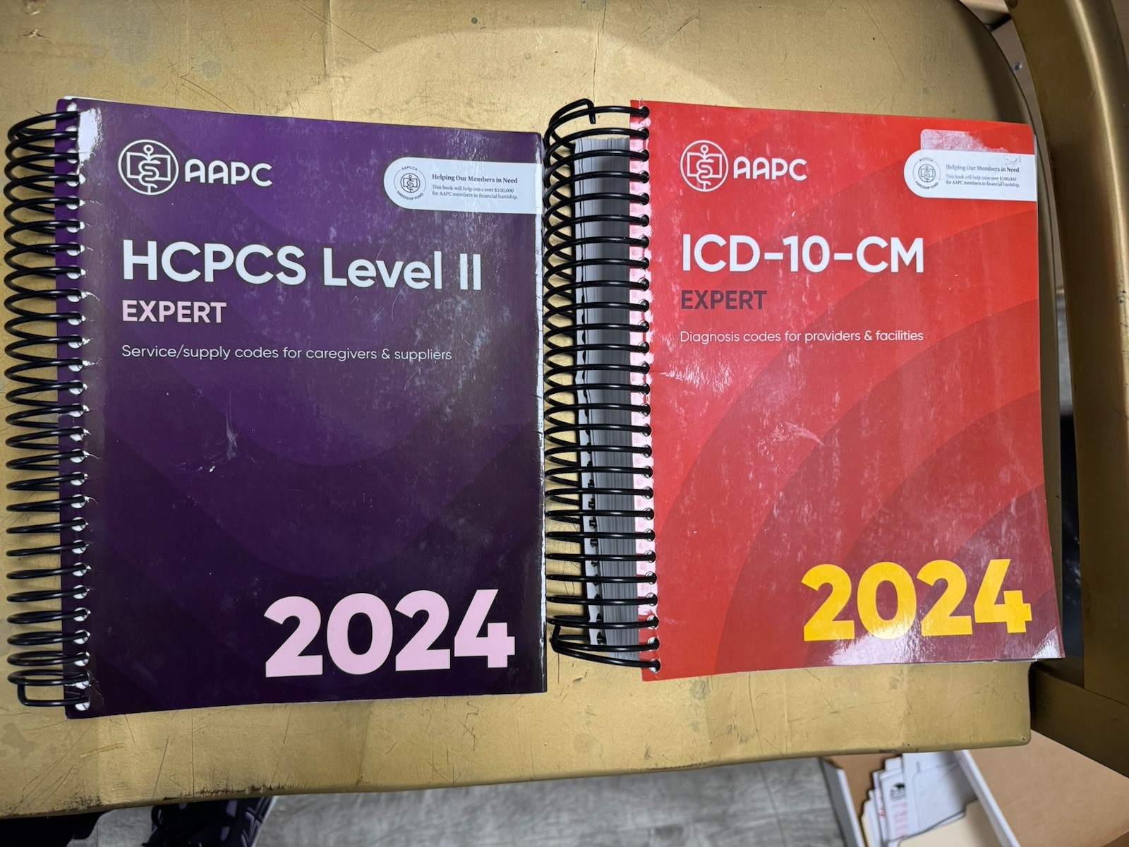 Lot/2 AAPC ICD-10-CM 2024, AAPC Code Book/ HCPCS LEVEL 2 Service/supply Codes