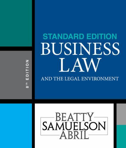 Business Law and the Legal Environment, Standard Edition Hardcove…VERY GOOD