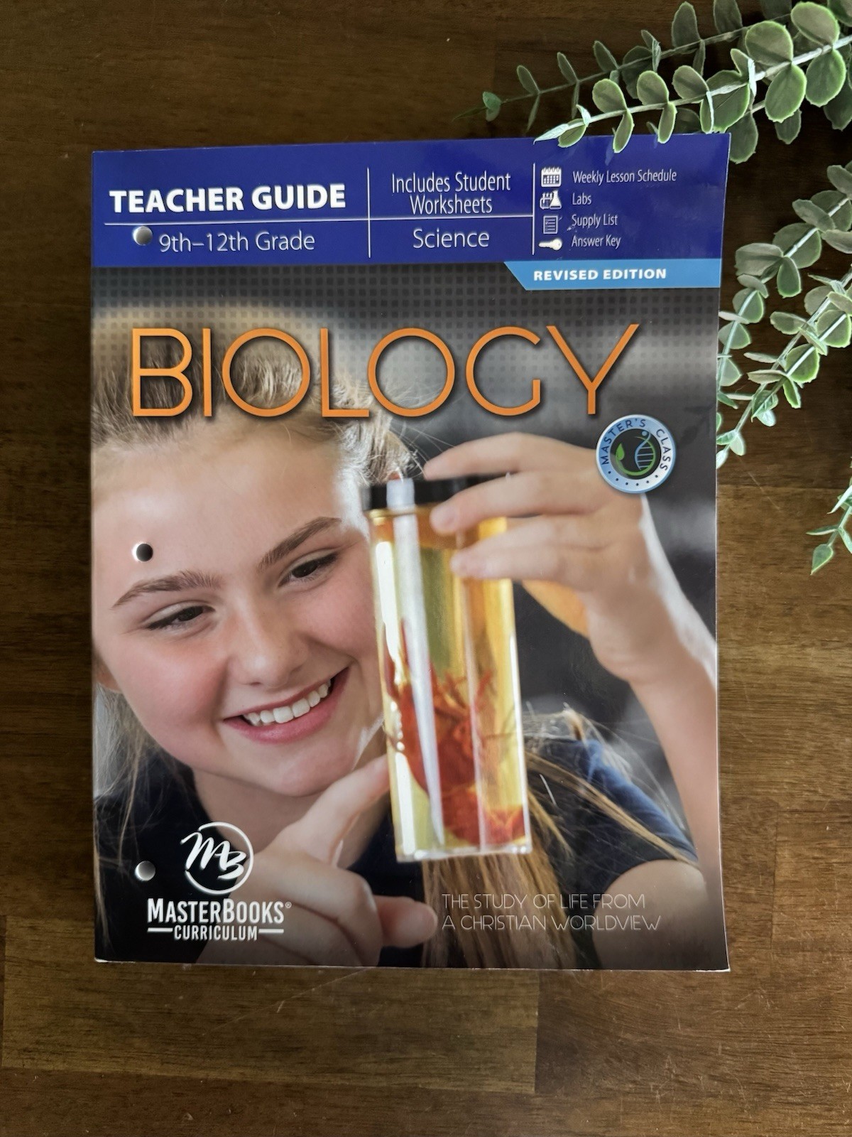 Master Books Biology Textbook AND Teacher Guide