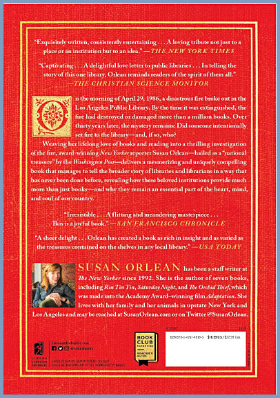 The Library Book by Susan Orlean (hardcover, mint)