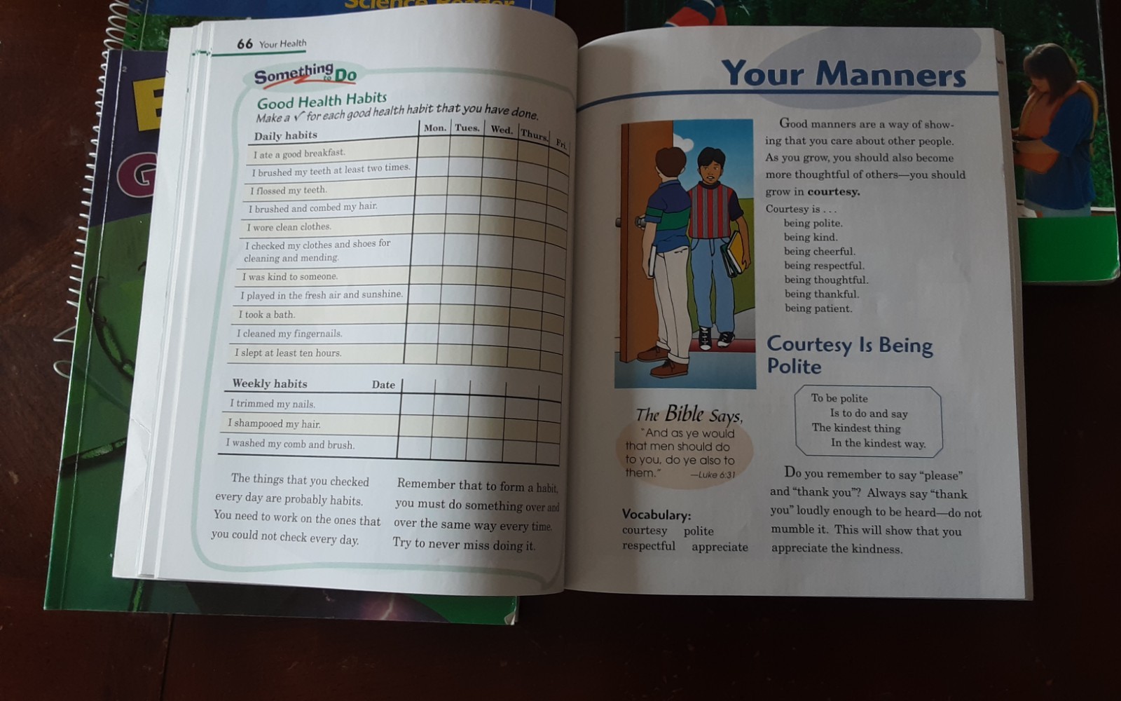 Abeka Enjoying God’s World Science Health Homeschool 2nd Grade Teacher Student