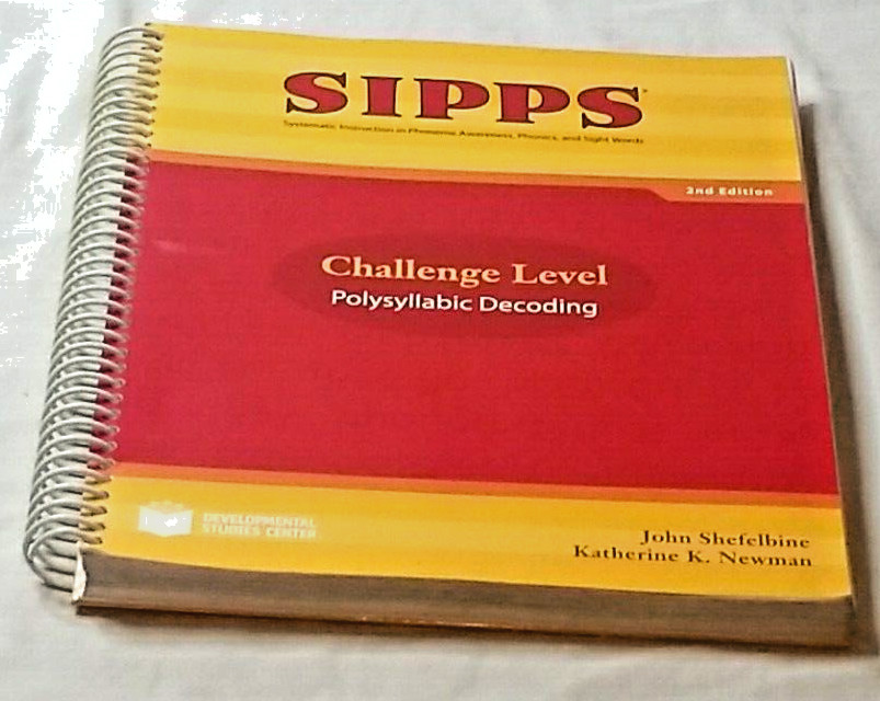 SIPPS Challenge Level Polysyllabic Decoding 2nd Edition Teacher’s Manual