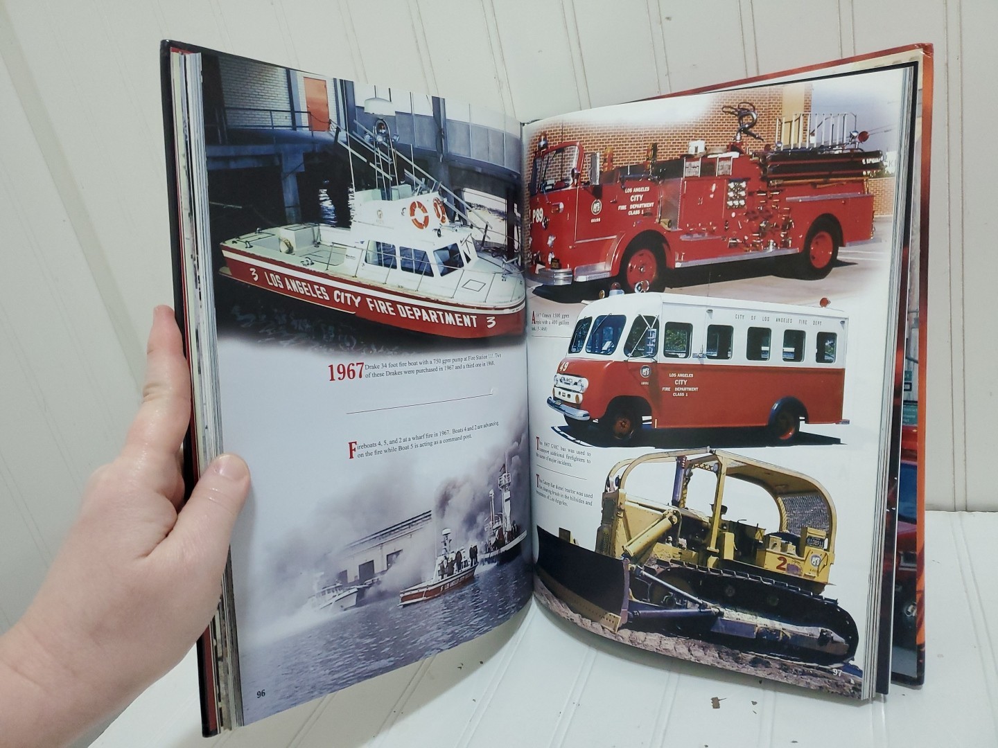 2012 Book HORSES TO HORSEPOWER by Cox & Jaeger Photo History LA Fire Dept LAFD