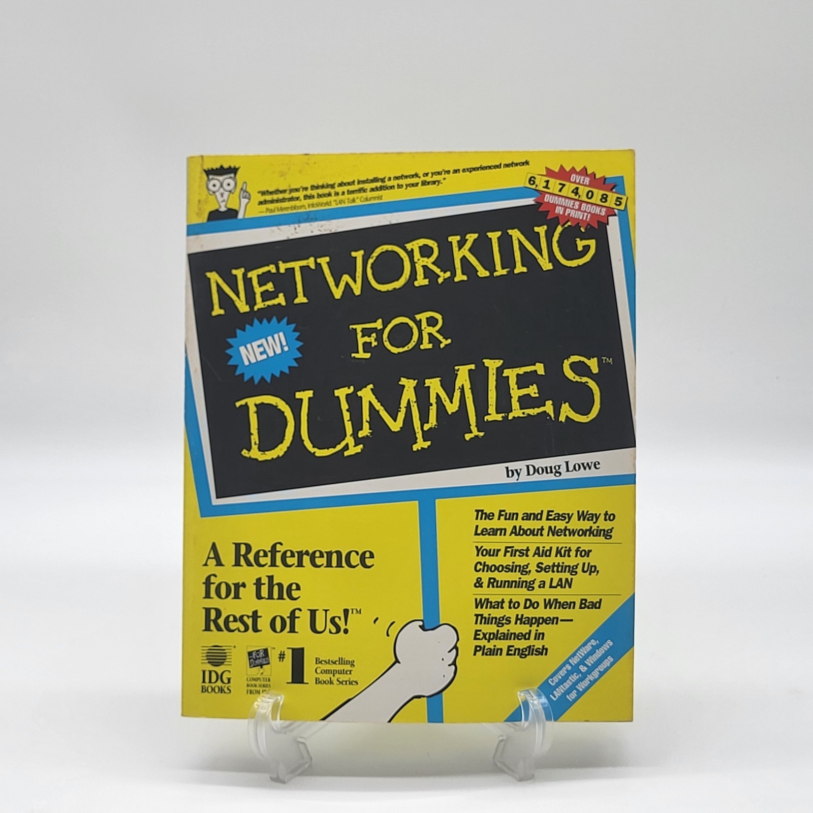 Networking For Dummies & Quicken 98 For Windows For Dummies Vintage Book Lot