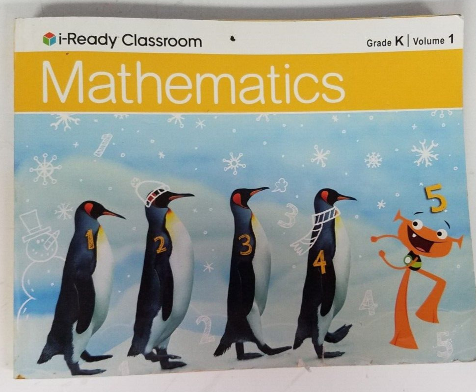 i-Ready Classroom Mathematics Grade K Volume 1 – No Writing