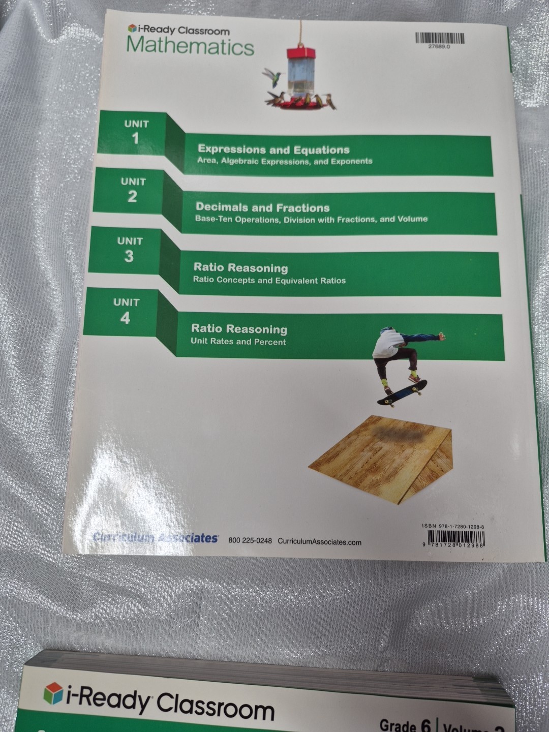 i-Ready Classroom Mathematics Grade 6 Volume 1 And 2 Student Workbooks Unit 1-7