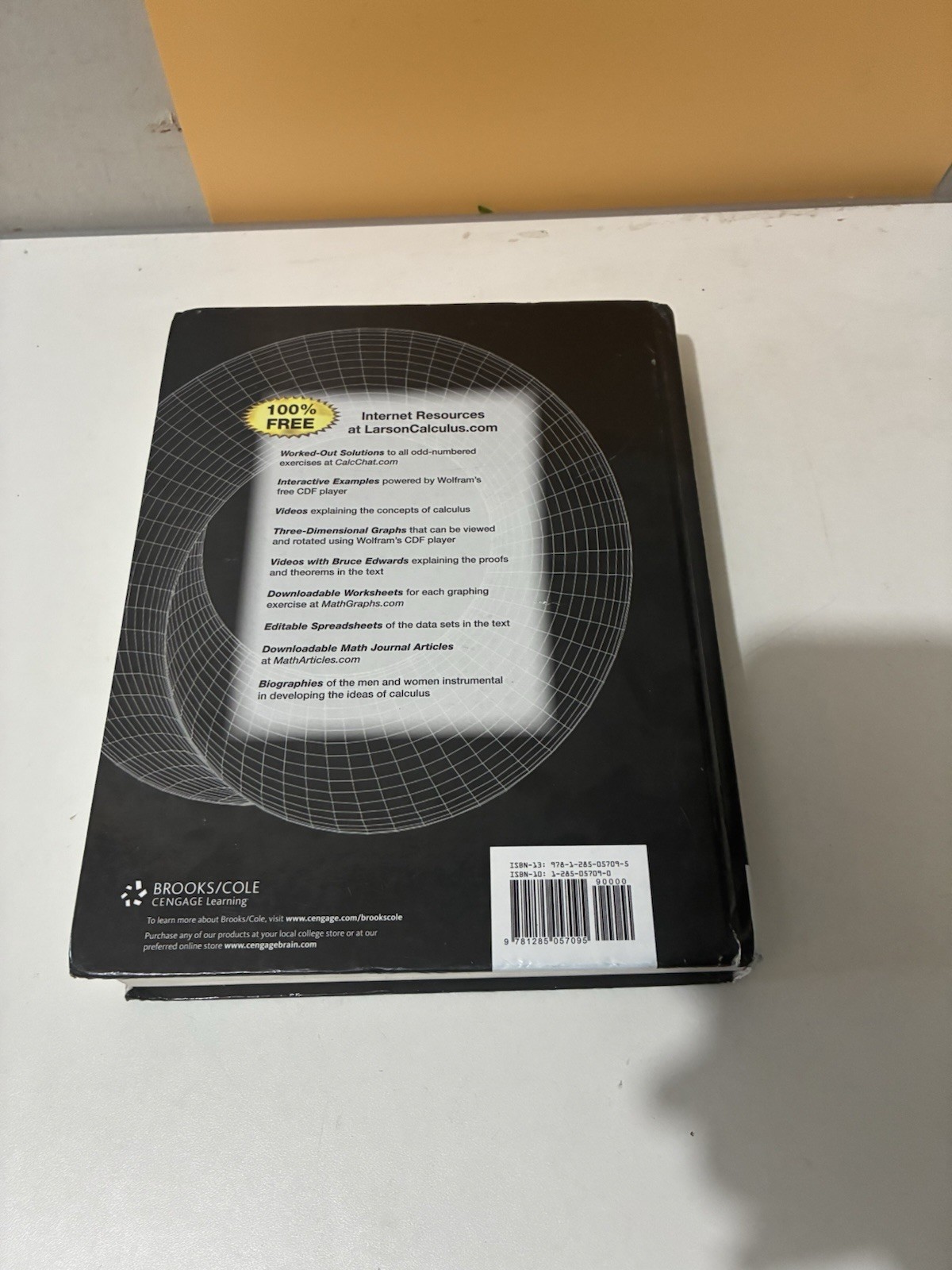 Brooks/Cole Calculus 10th Edition (2014) Hardcover Ron Larson Bruce H. Edwards