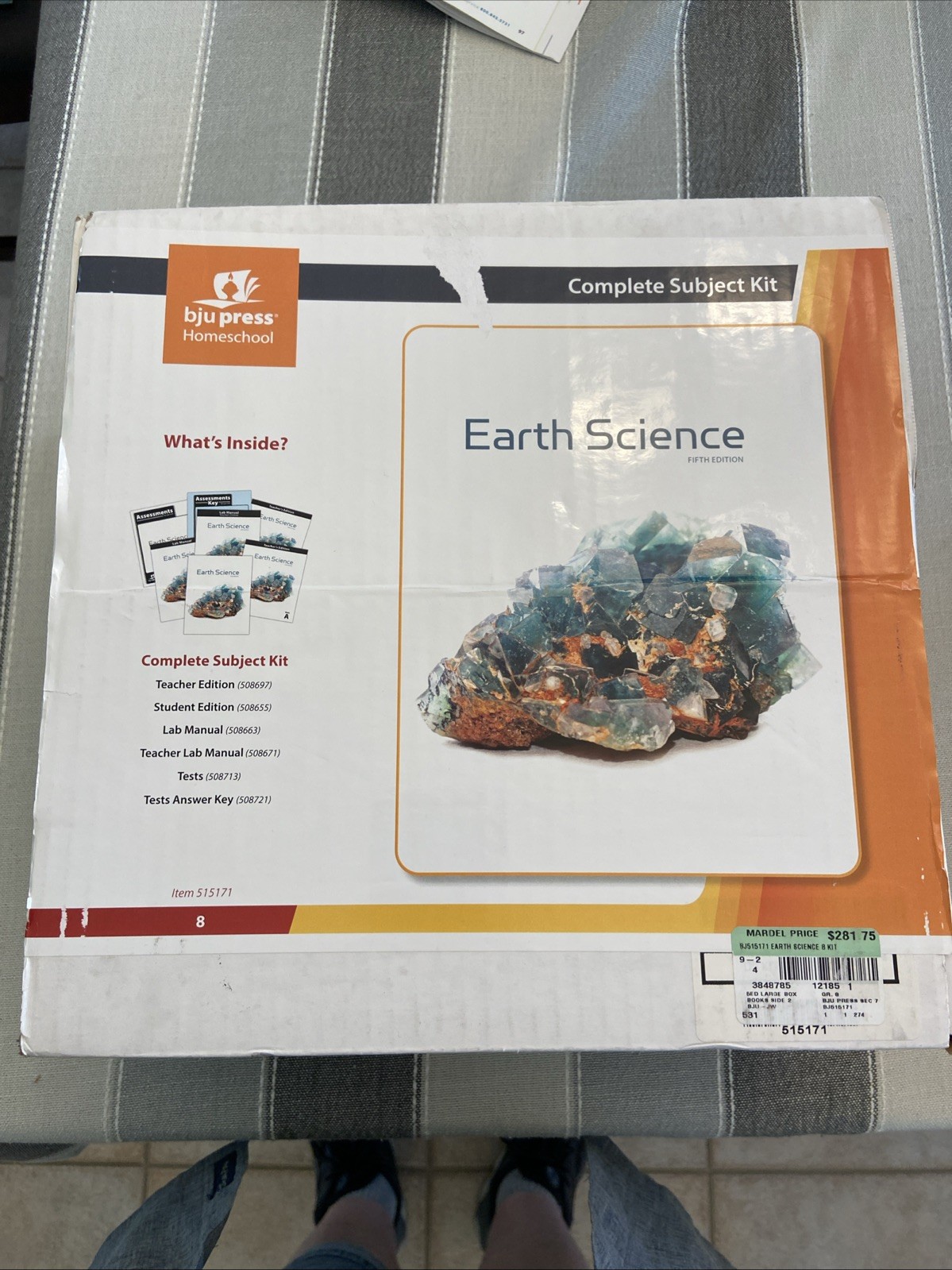 NEW BJU 8th grade 8 EARTH SCIENCE Complete Subject Kit 5th ed CURRENT Box Set