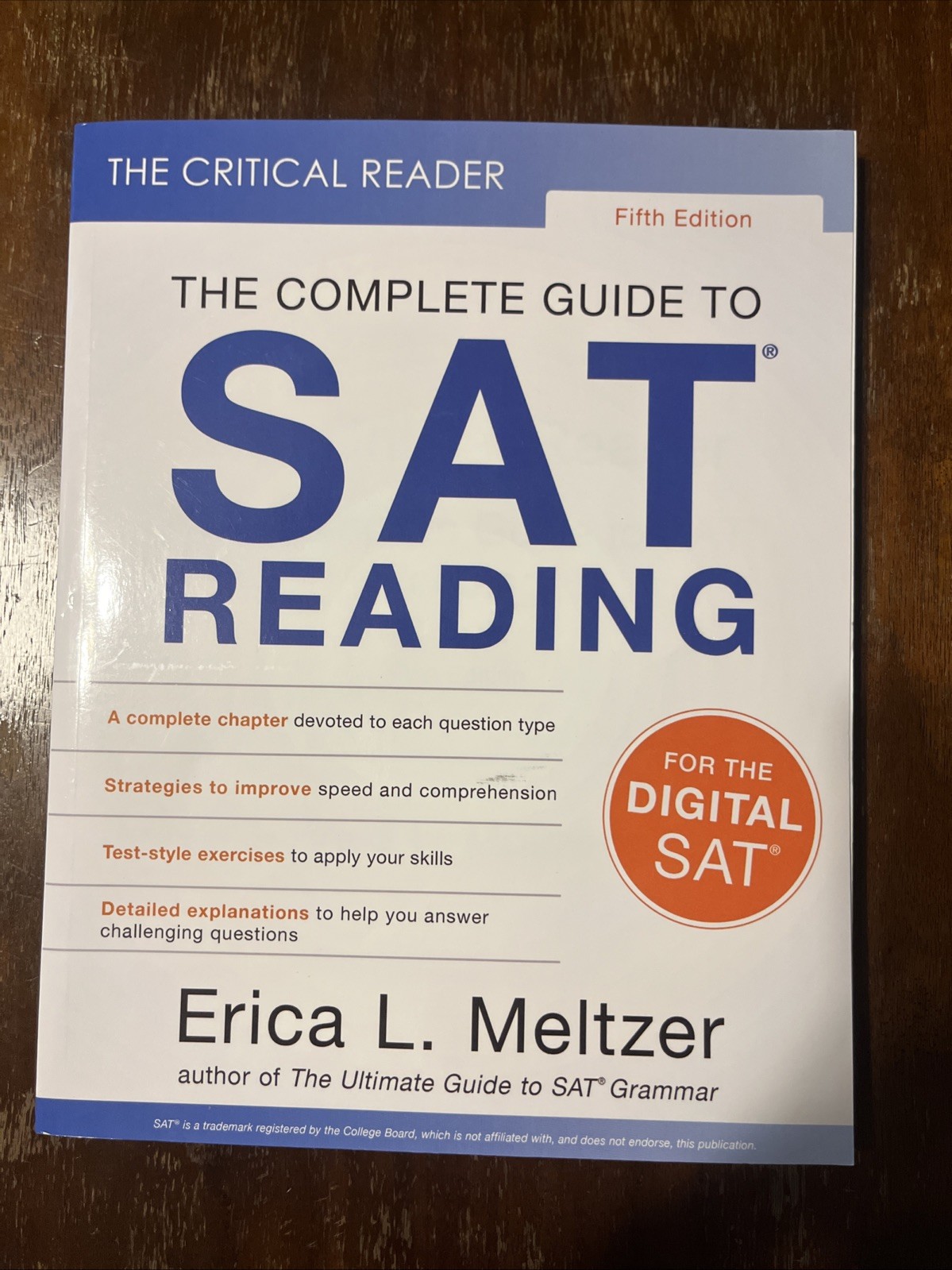 The Complete Guide to SAT Reading, 5th Edition by Erica L. Meltzer (2023)