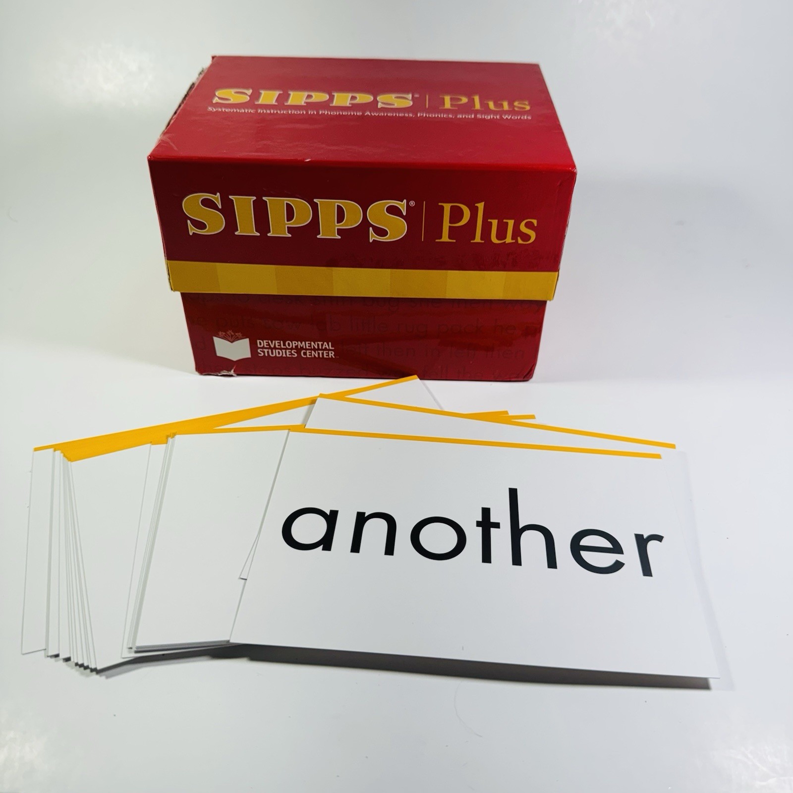 Collaborative Classroom SIPPS Plus Spelling Sound Sight Word Cards
