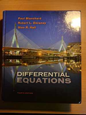 Differential Equations (with – Hardcover, by Blanchard Paul; Devaney – Very Good
