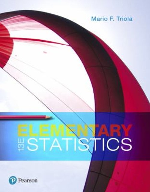 Elementary Statistics Hardcover Mario Triola