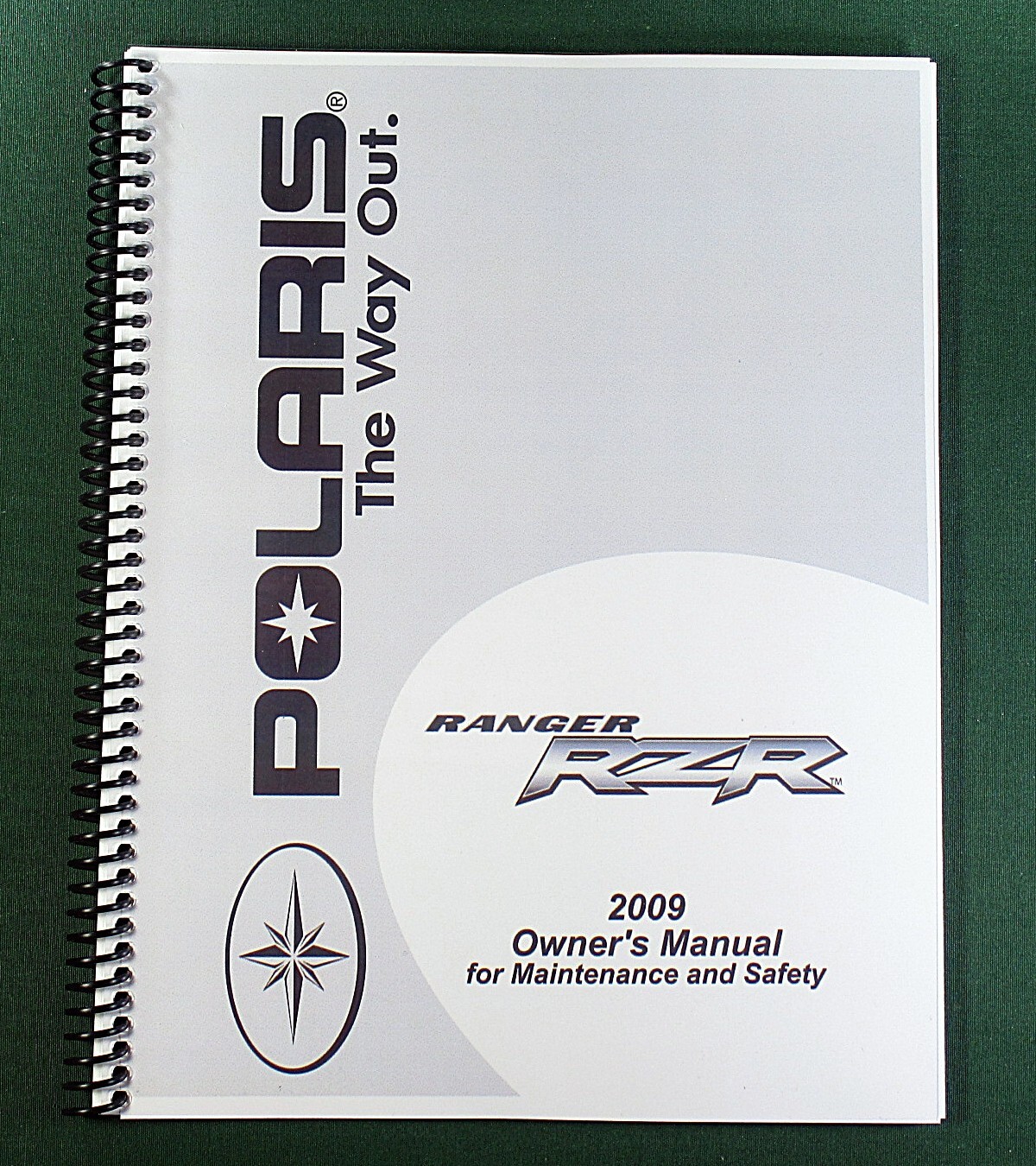 2009 Polaris Ranger RZR Owner’s Manual: 146 Pages & Protective Covers!