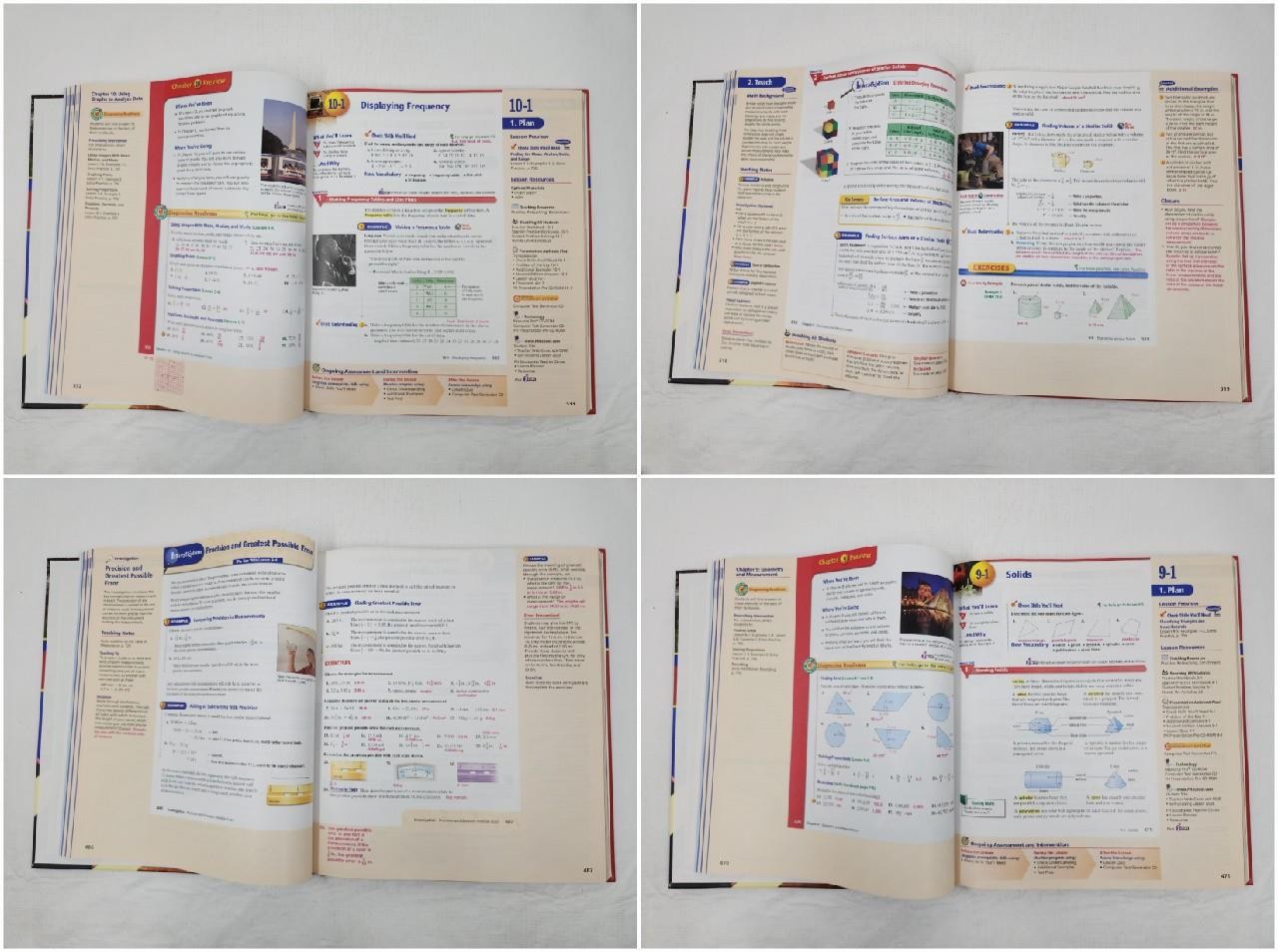 Prentice Hall, Mathematics Course 3 Volume 2 Chapters 7-12 Teacher’s Edition