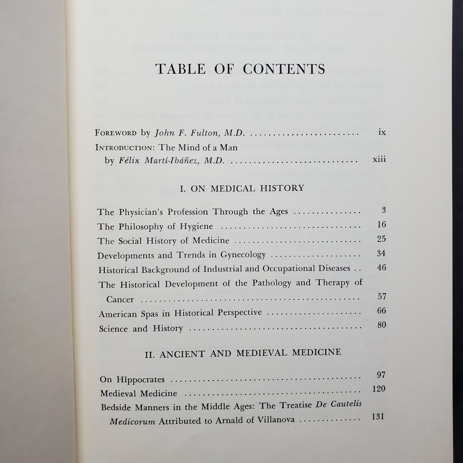 Vintage Medical, 2 Volume Box Set, on the History/Sociology of Medicine (1960)