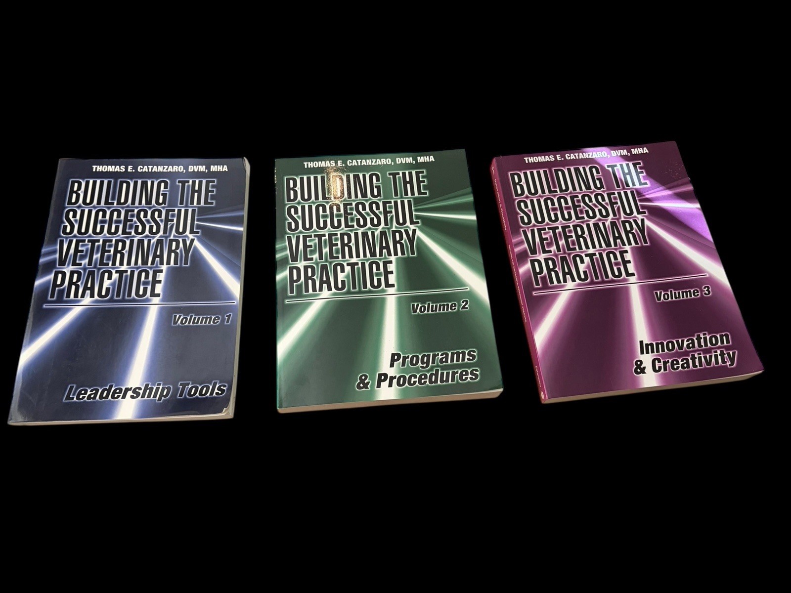 Building the Successful Veterinary Practice Vol 1-3 Catanzaro Complete Set