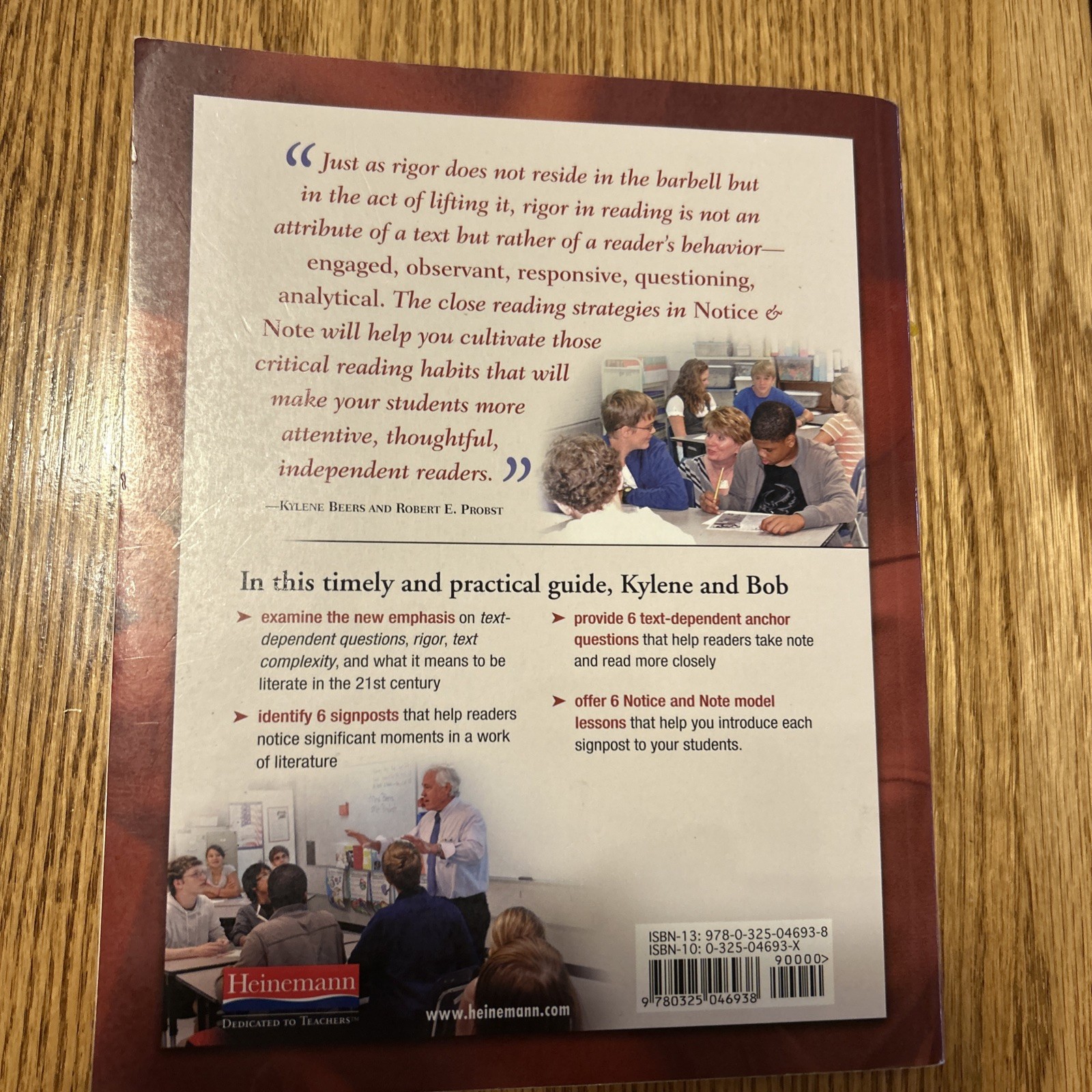 Notice and Note & Reading Nonfiction Kylee Beers Robert Probst Literacy Reading