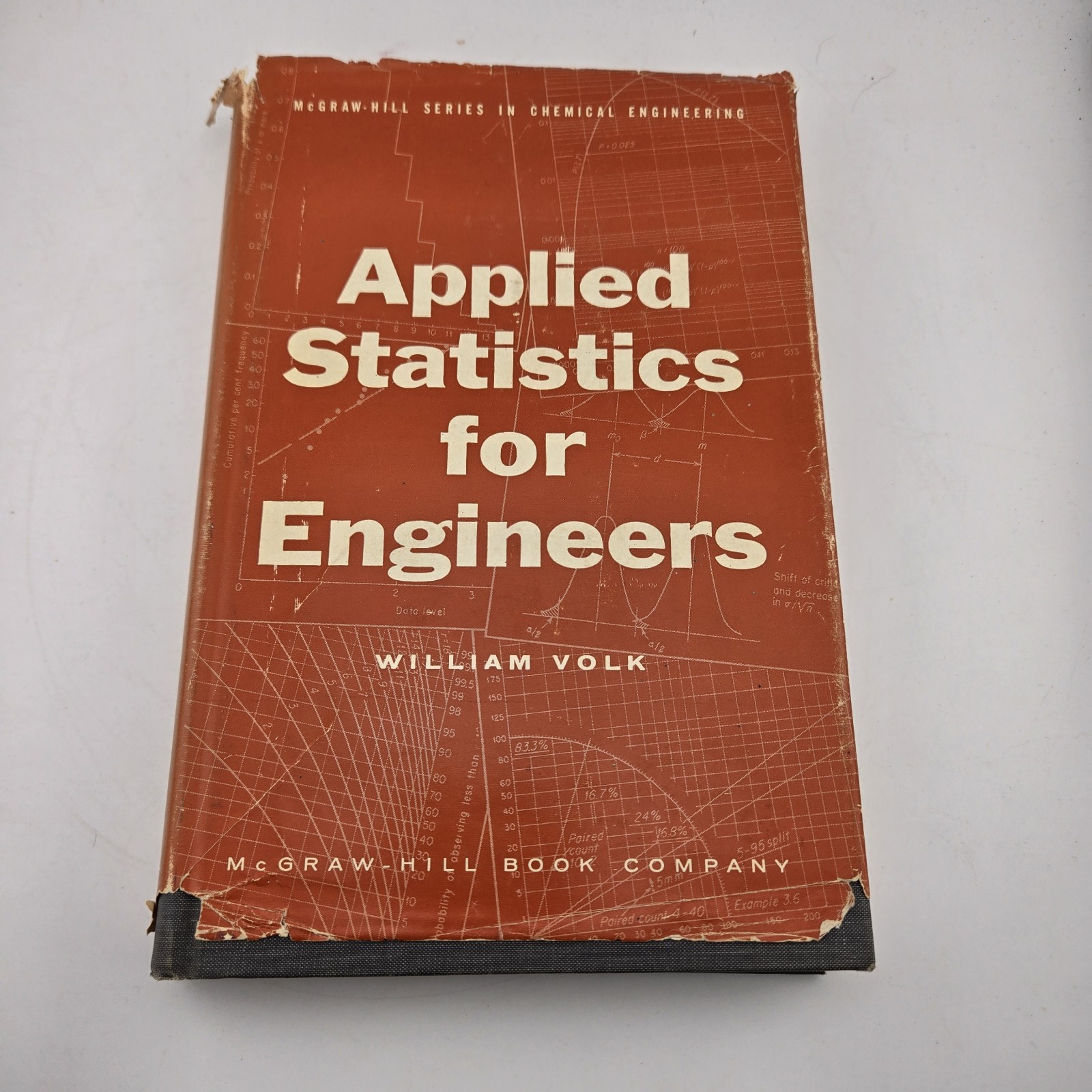 Applied Statistics for Engineers William Volk 1958 McGraw-Hill 1st Ed Dust…