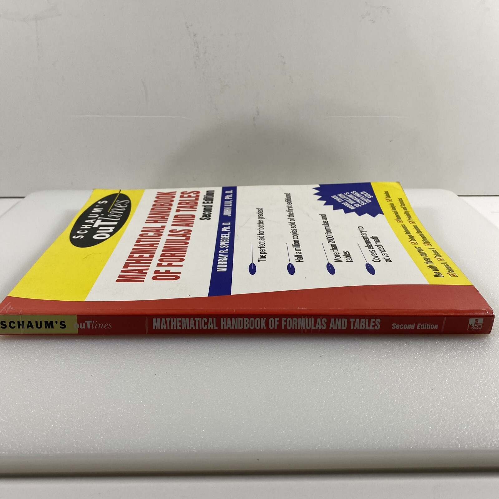 SCHAUM’S MATHEMATICAL HANDBOOK OF FORMULAS AND TABLES Murray R Spiegel John Liu