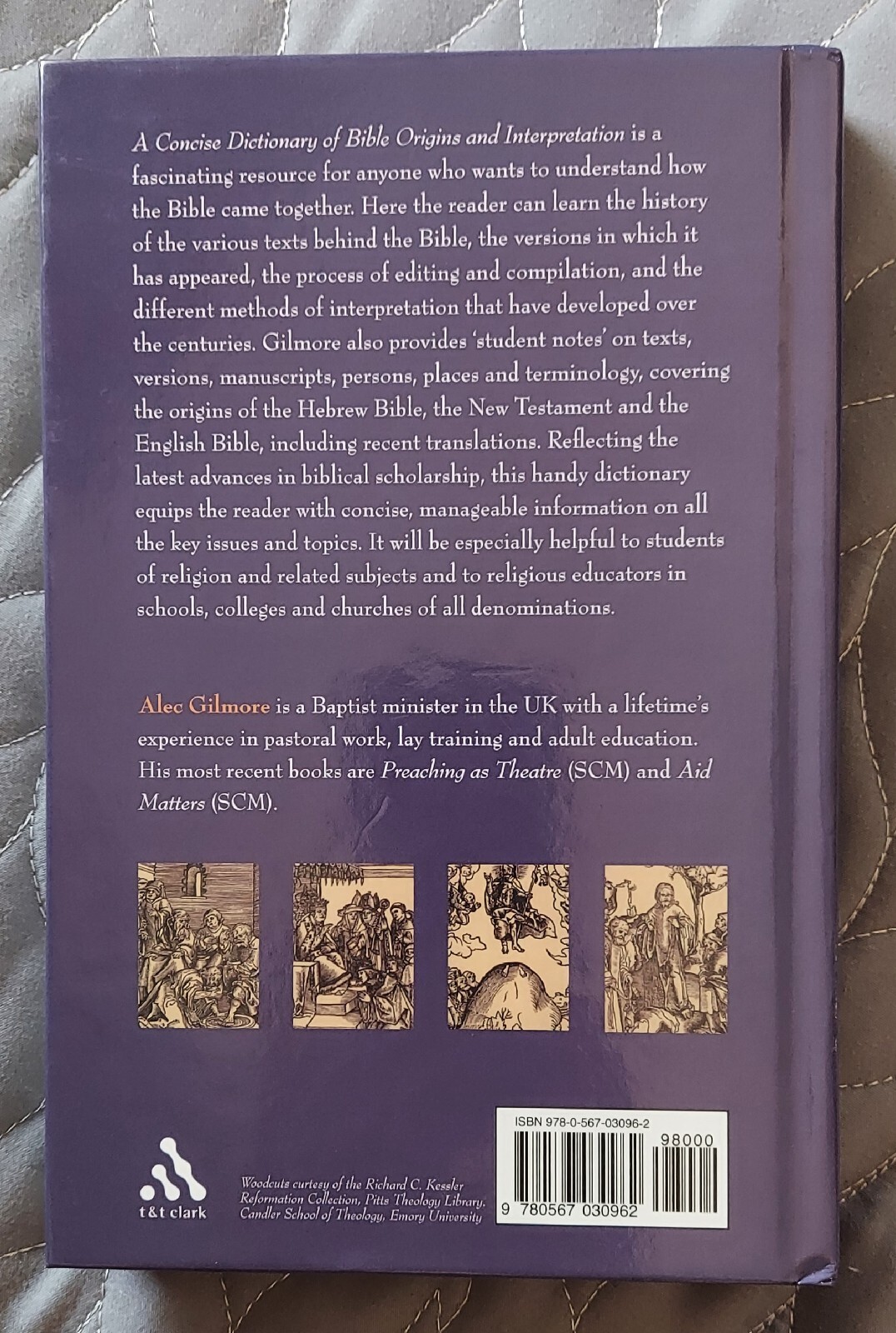 A Concise Dictionary of Bible Origins and Interpretation Alec Gilmore HARDCOVER