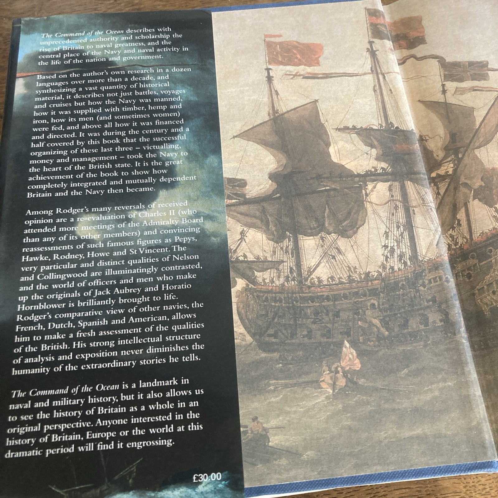 The Command of the Ocean: A Naval History of Britain by Rodger, N A M Hardback