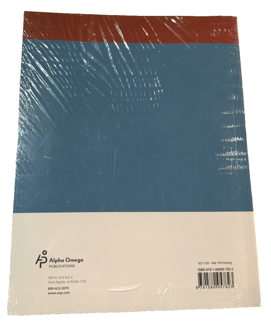 Alpha Omega LifePac 11th Grade Science Set Student Units 1-10 Teacher Book NEW
