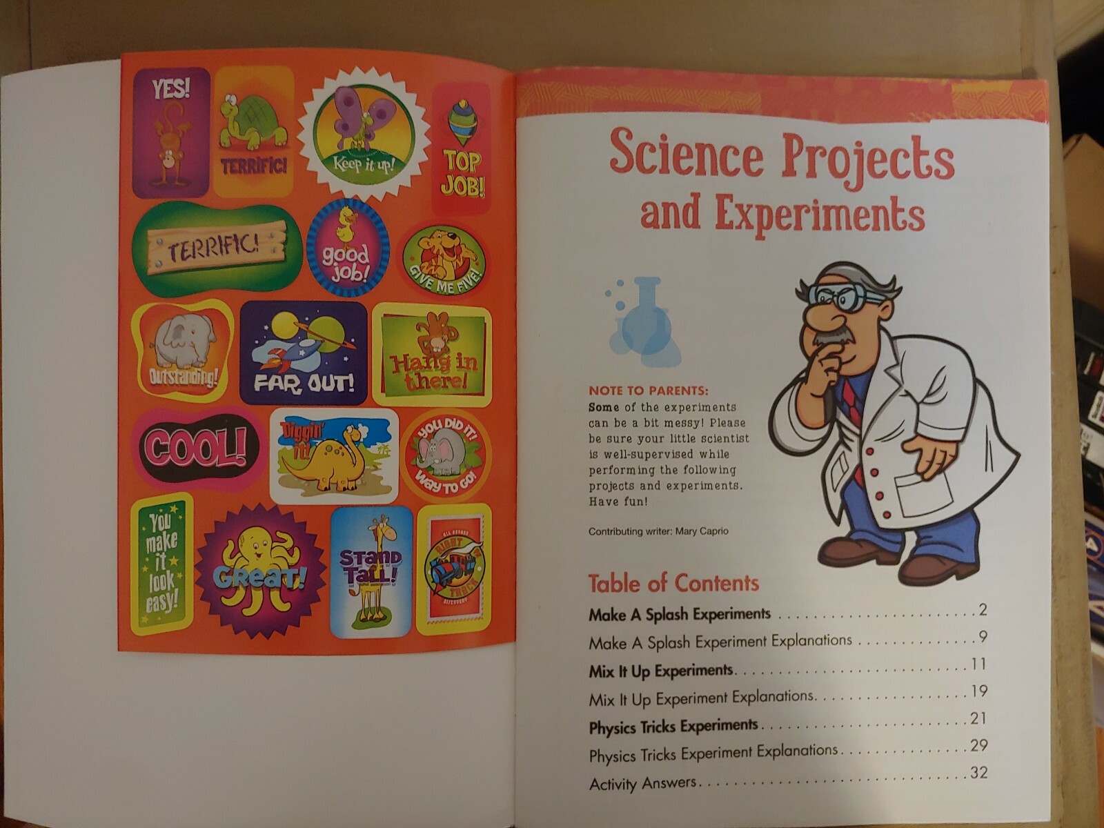 School Supplies: “Science Projects Discovery Workbook” Grades: 2-3/32 Pages NEW