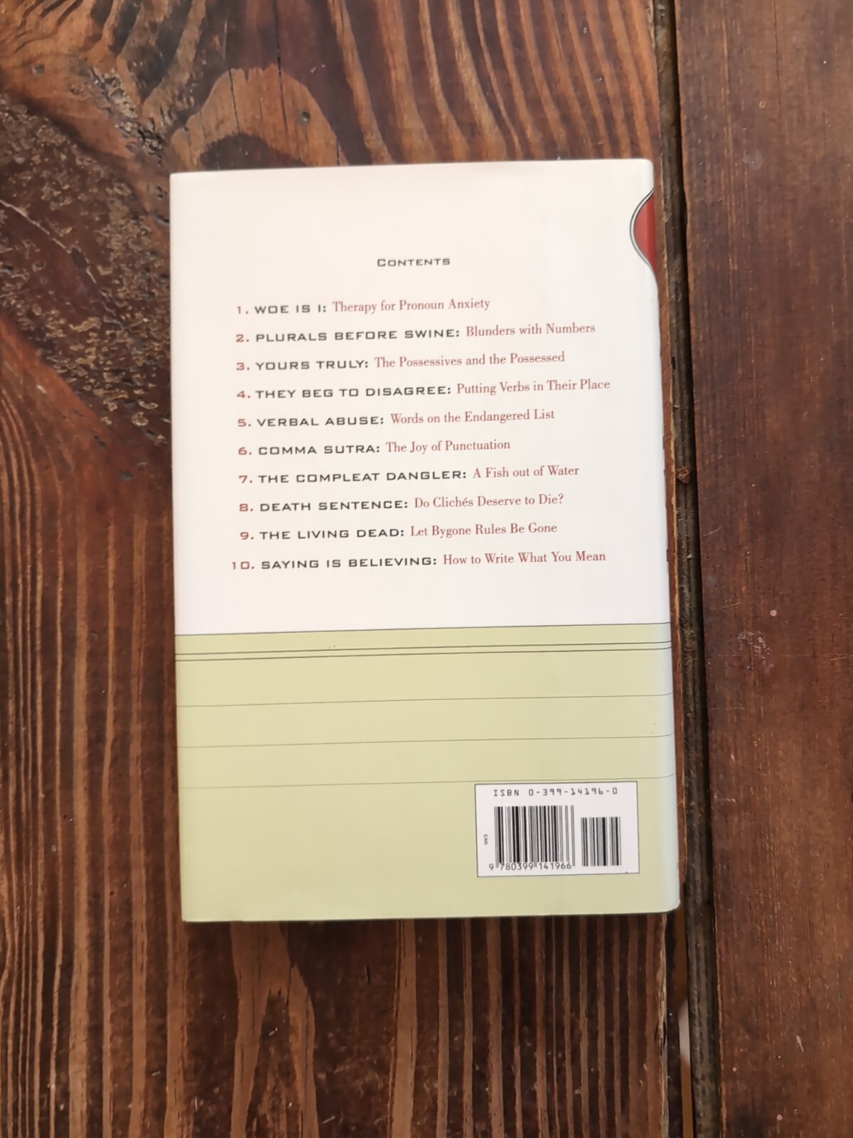 Woe Is I Grammarphobe’s Grammar Guide by Patricia O’Conner 2019 Hardcover