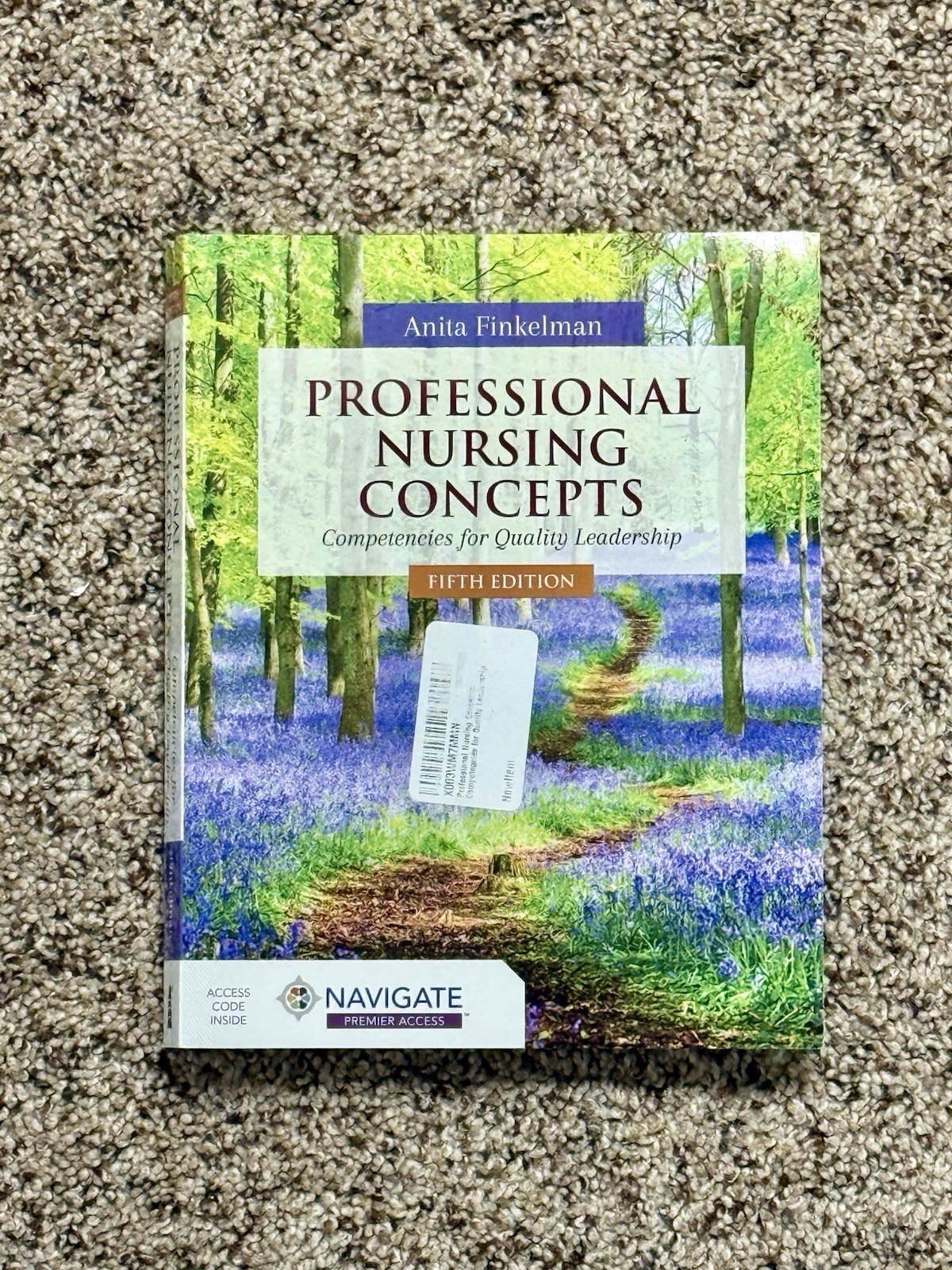 Professional Nursing Concepts 5th Ed Anita Finkelman 2016 Jones & Bartlett ISBN