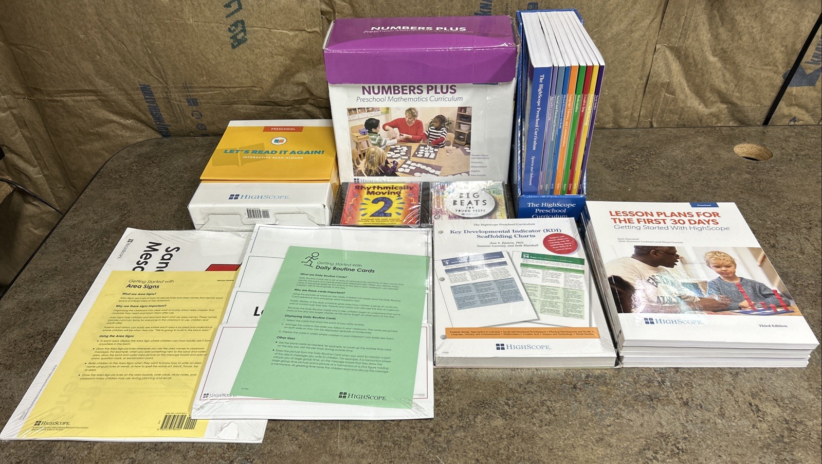 The HighScope Preschool Curriculum Box Set Product No. P4002SET