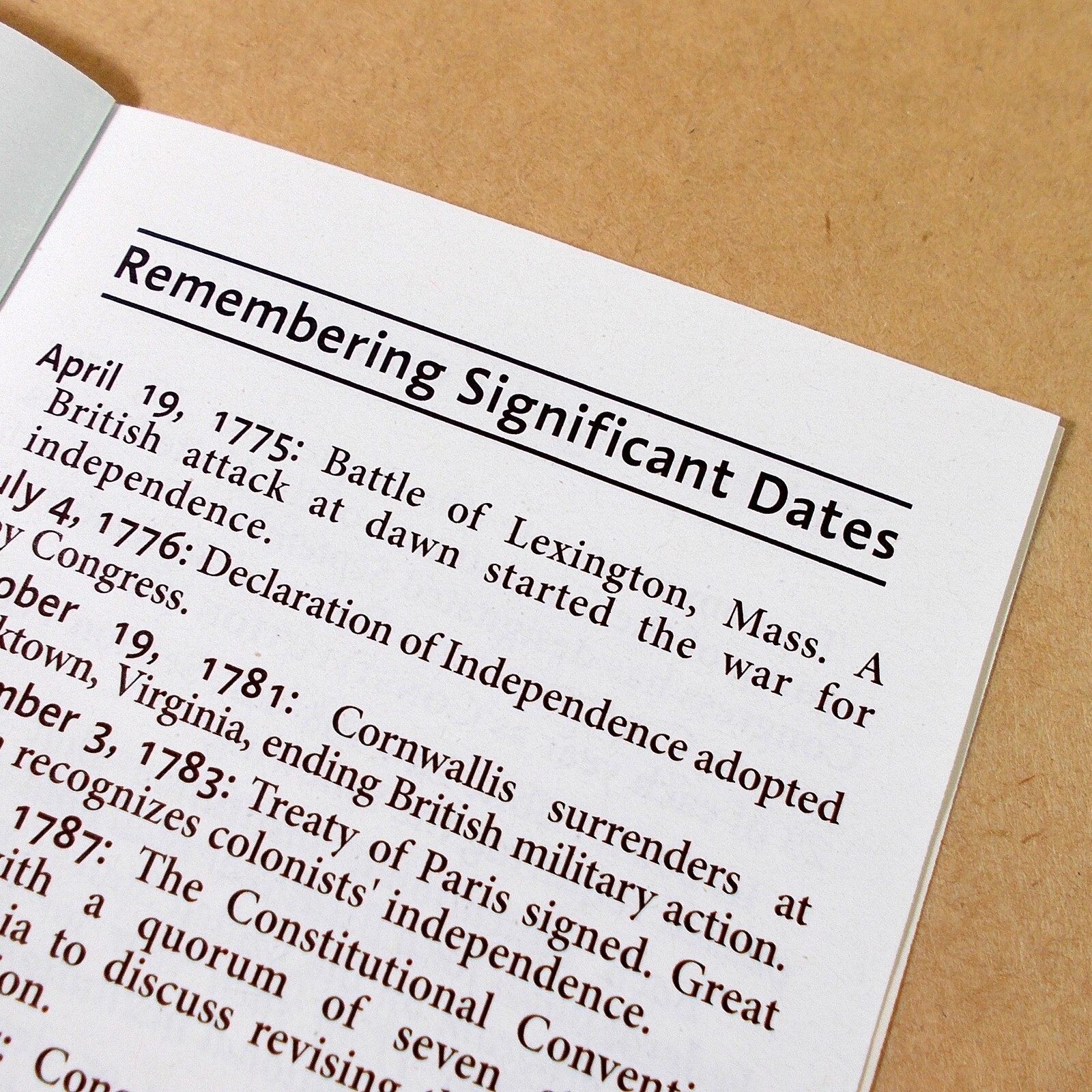 25 COPIES! U.S. Pocket Constitution, Declaration of Independence, Bill of Rights