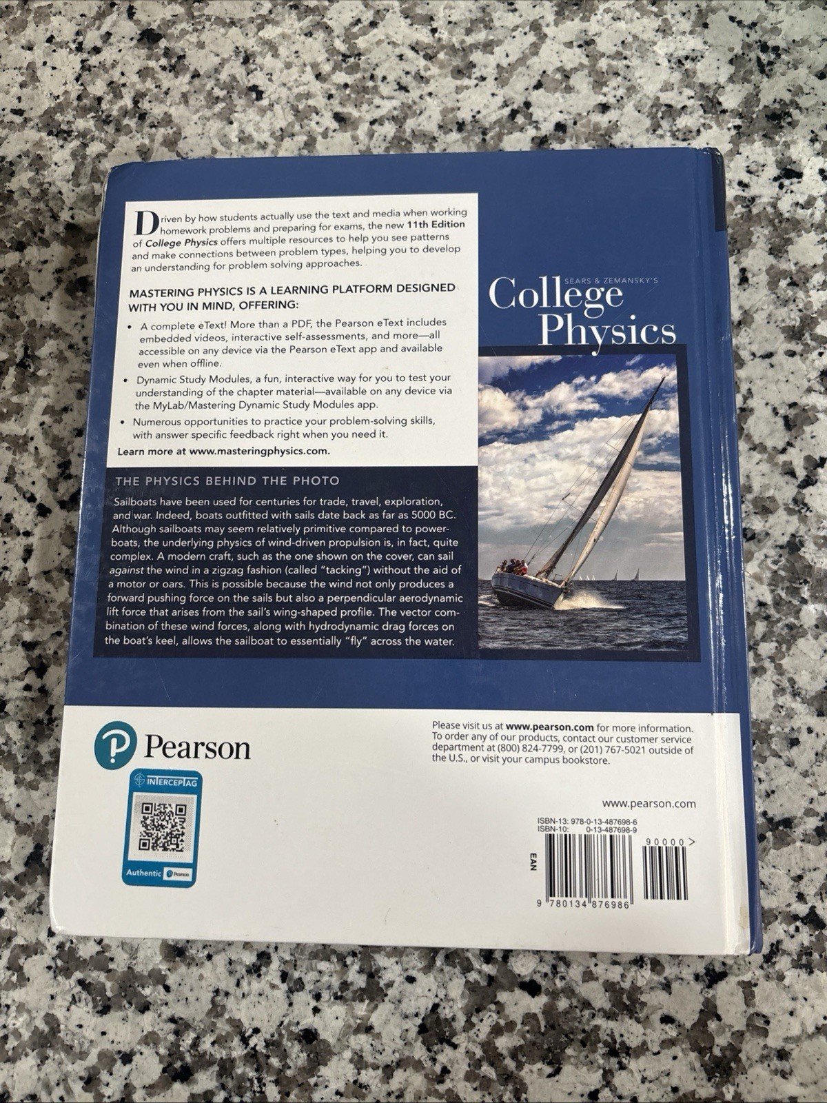 College Physics – Hardcover, by Young Hugh; Adams Philip – Good