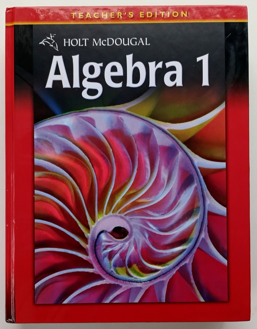 Algebra 1 Teacher’s Edition – Holt McDougal (Houghton Mifflin Harcourt, 2011) HC