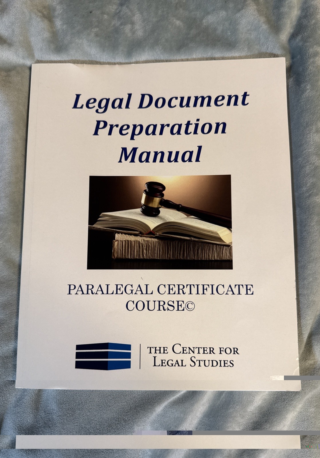Legal Document Preparation Manual Paralegal Certificate Course Book Court